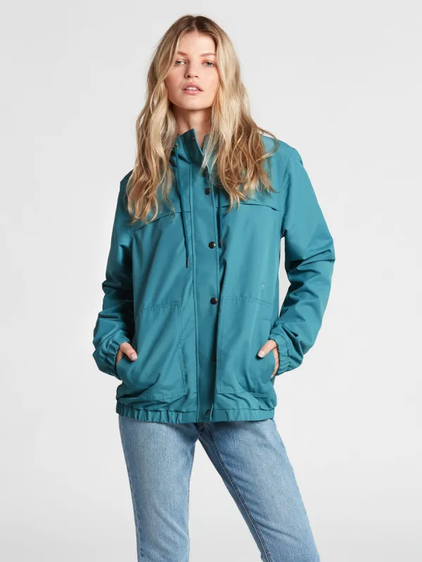 Enemy Stone Windbreaker Jacket - Laguna Blue made by Volcom