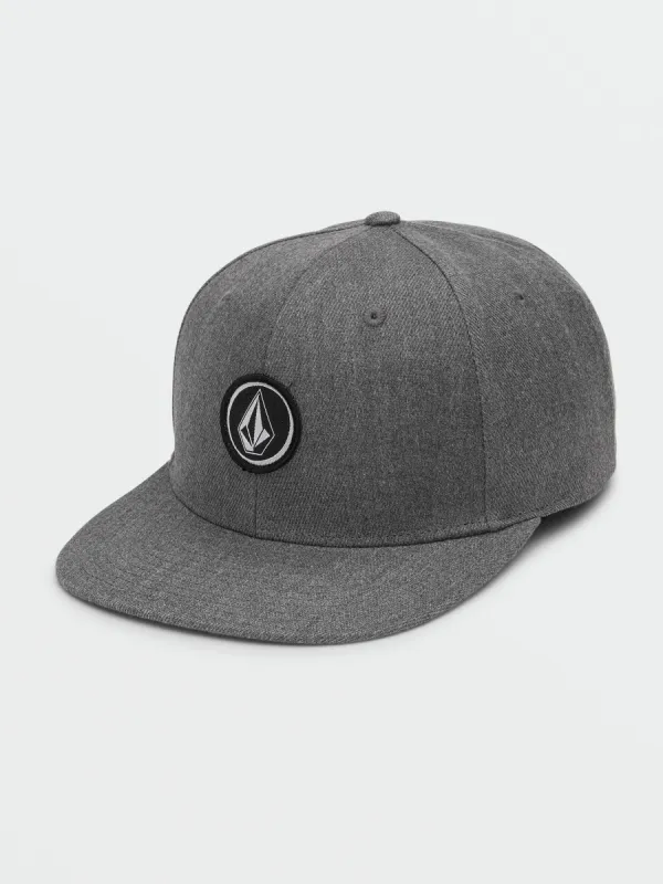 V Quarter Snapback 2 Hat - Charcoal Heather sold by Volcom