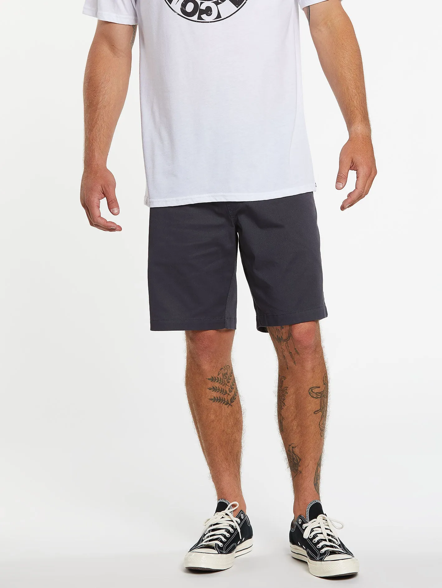 Frickin Elastic Waist Shorts - Charcoal sold by Volcom product image thumbnail 3