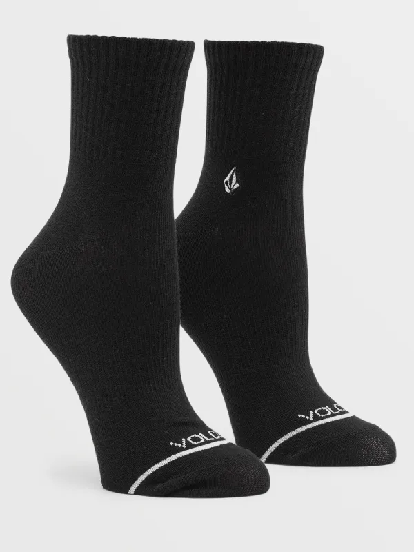 The New Crew 3 Pack Socks - Assorted Colors sold by Volcom