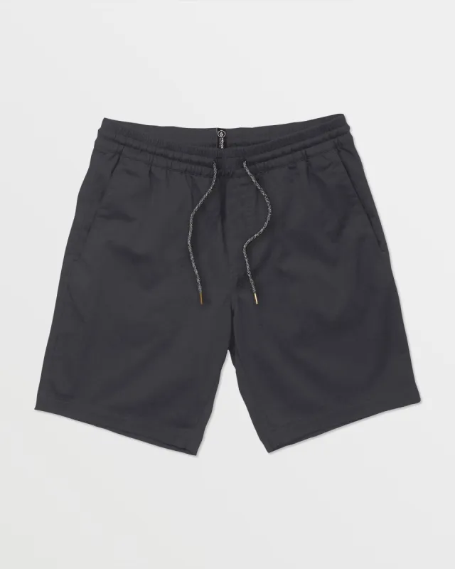 Frickin Elastic Waist Shorts - Charcoal sold by Volcom