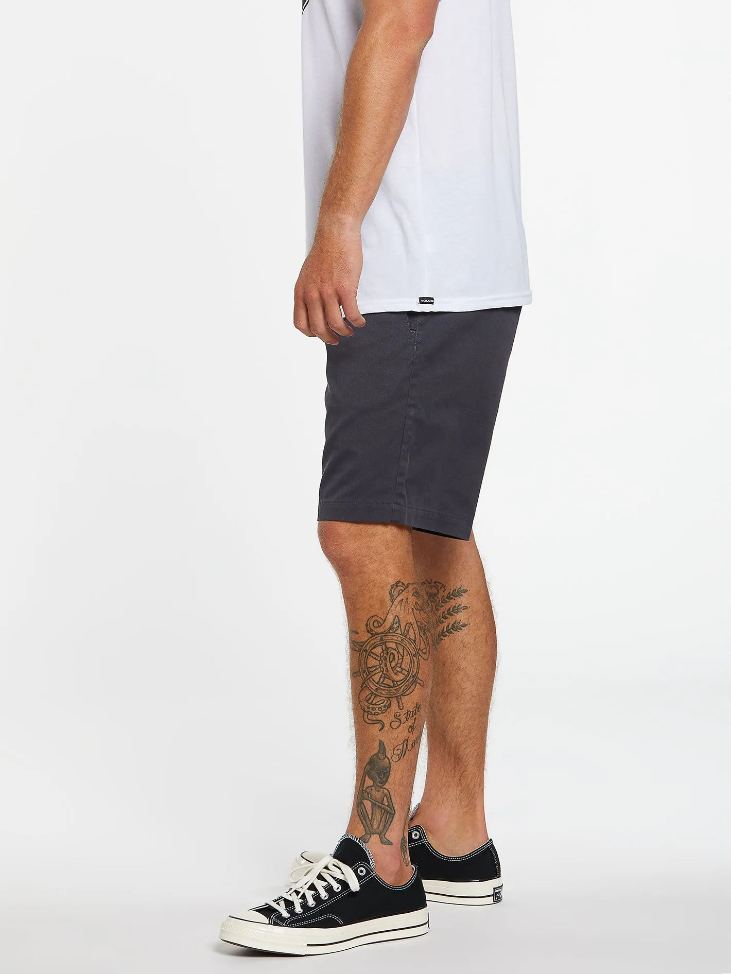 Frickin Elastic Waist Shorts - Charcoal sold by Volcom product image thumbnail 5