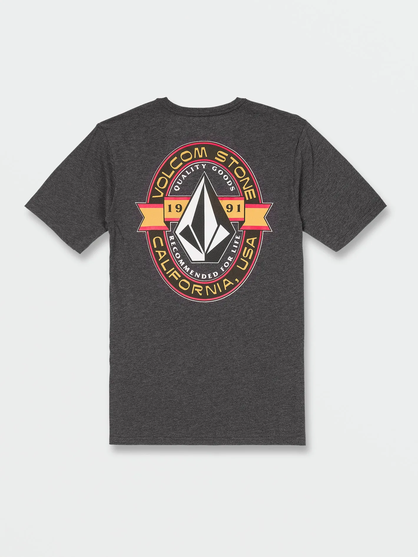 Dragnaut Short Sleeve Tee - Dark Black Heather sold by Volcom product image thumbnail 2