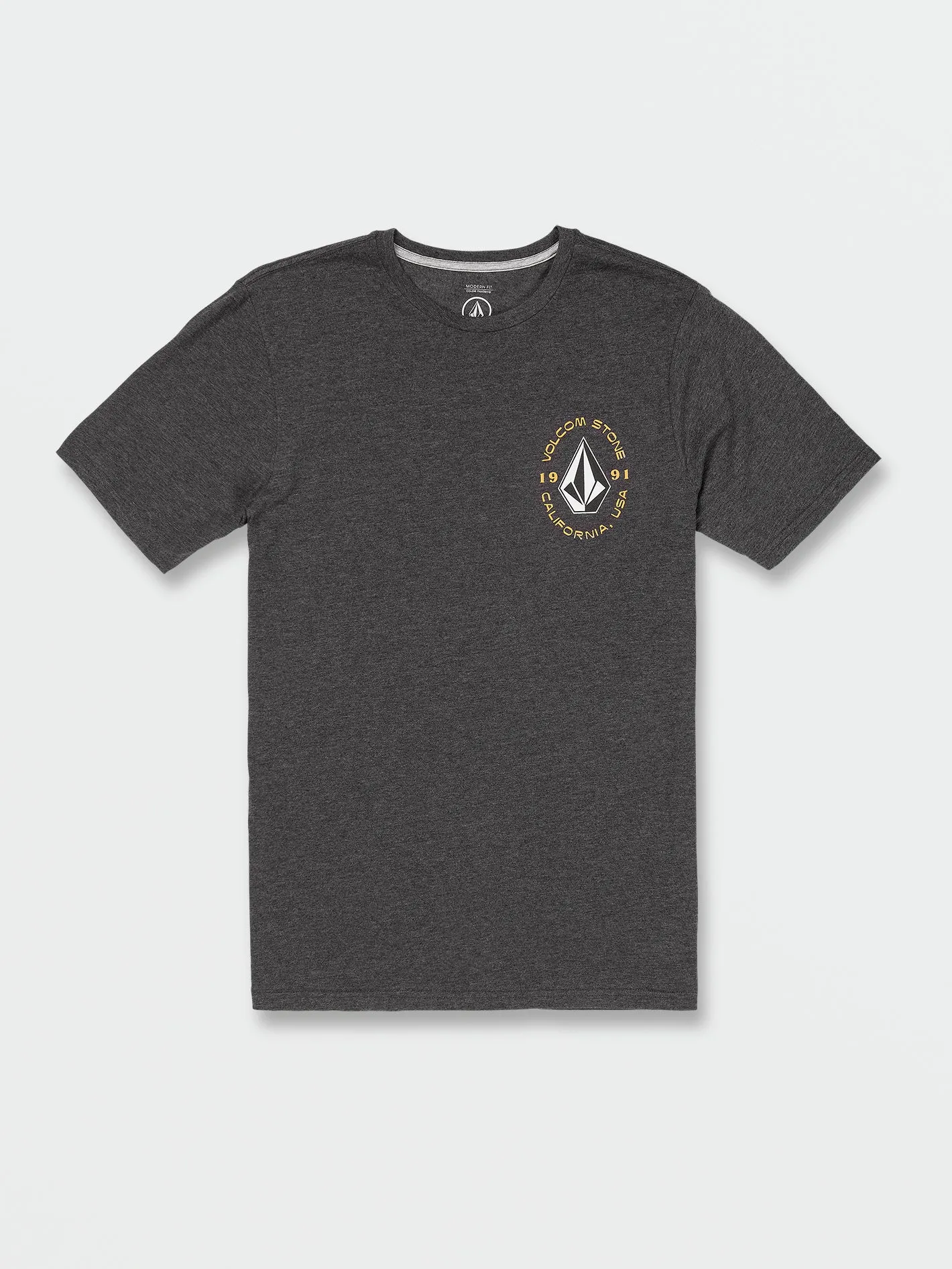 Dragnaut Short Sleeve Tee - Dark Black Heather sold by Volcom