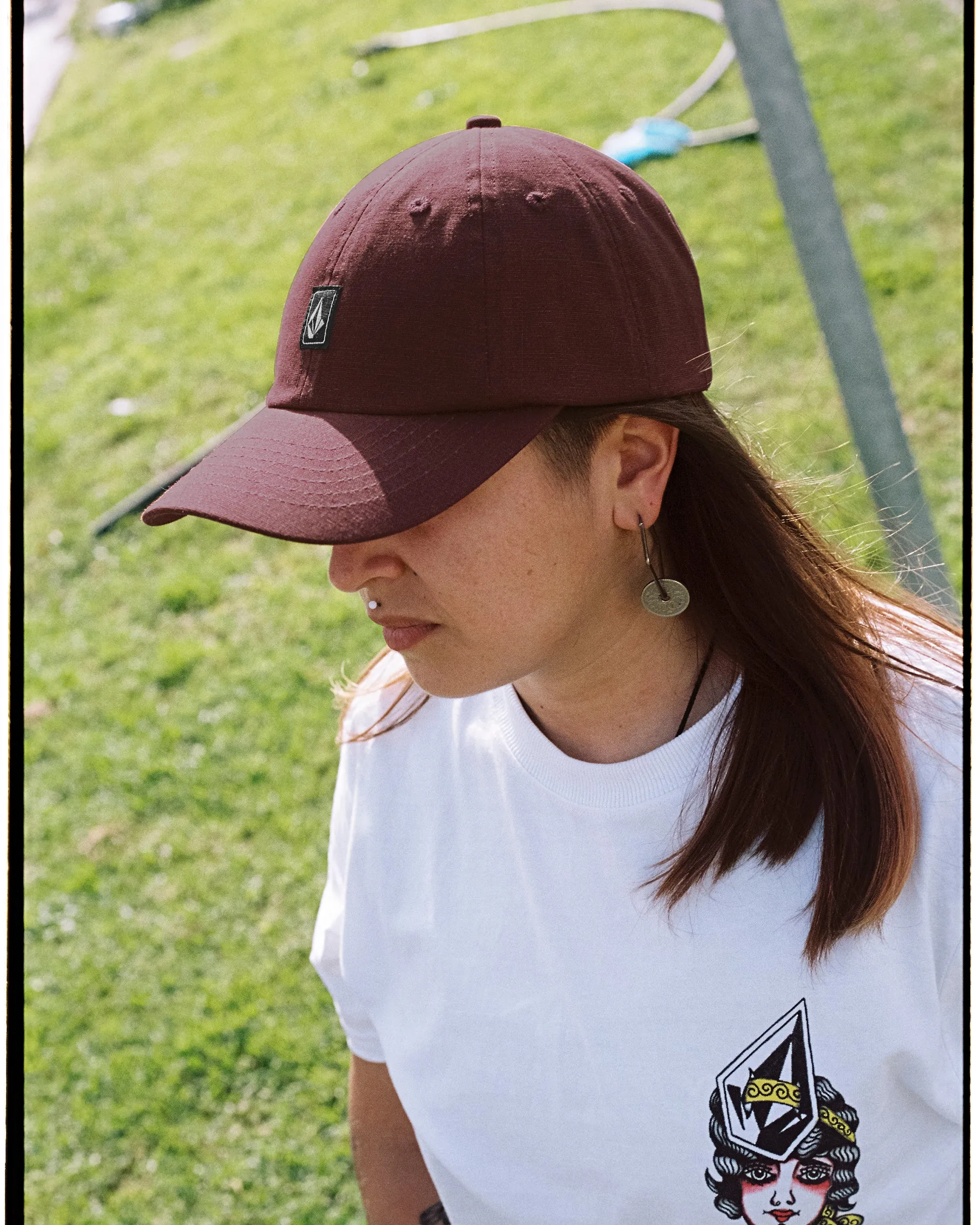 Ramp Stone Adjustable Hat - Merlot sold by Volcom product image thumbnail 3