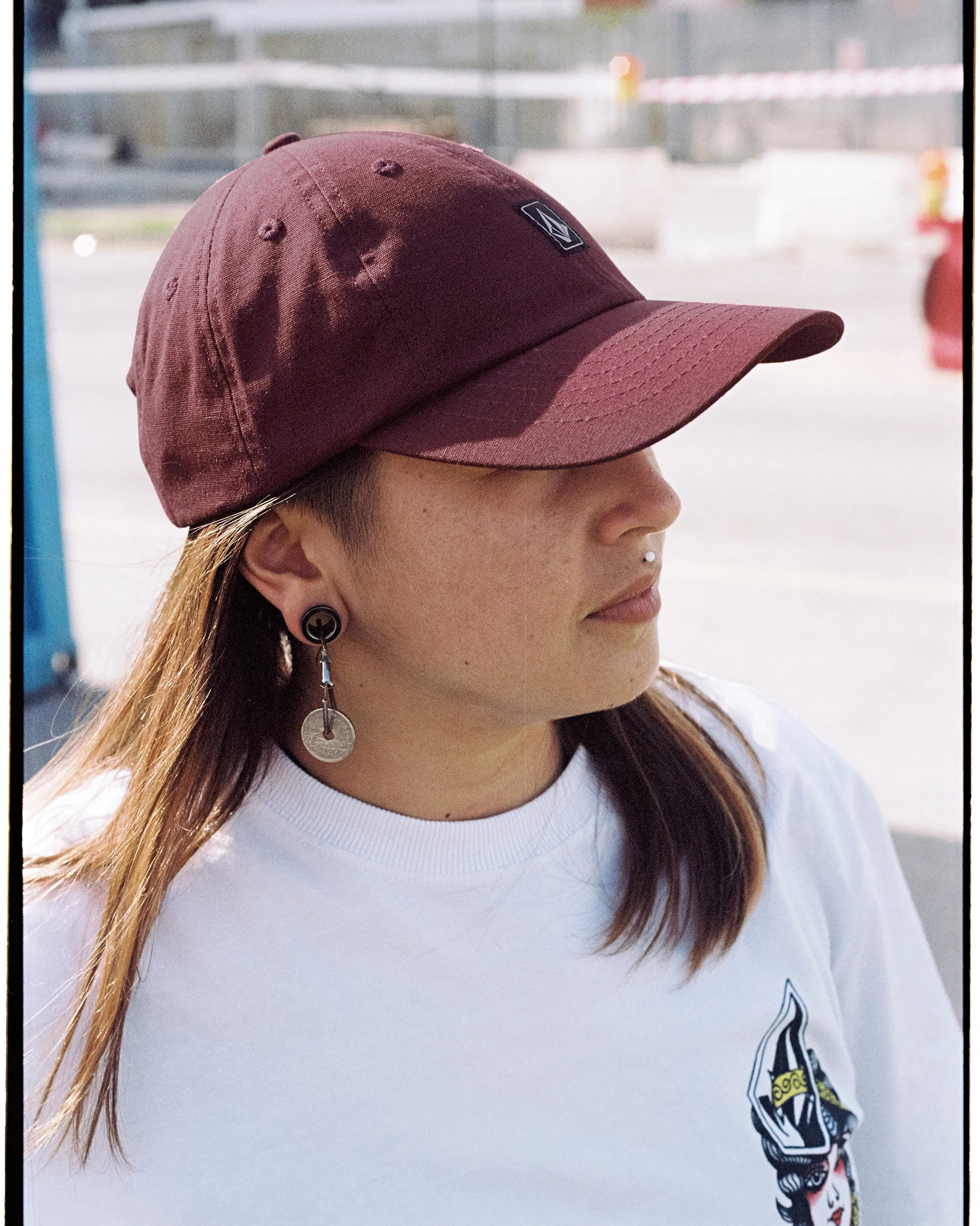 Ramp Stone Adjustable Hat - Merlot sold by Volcom product image thumbnail 2