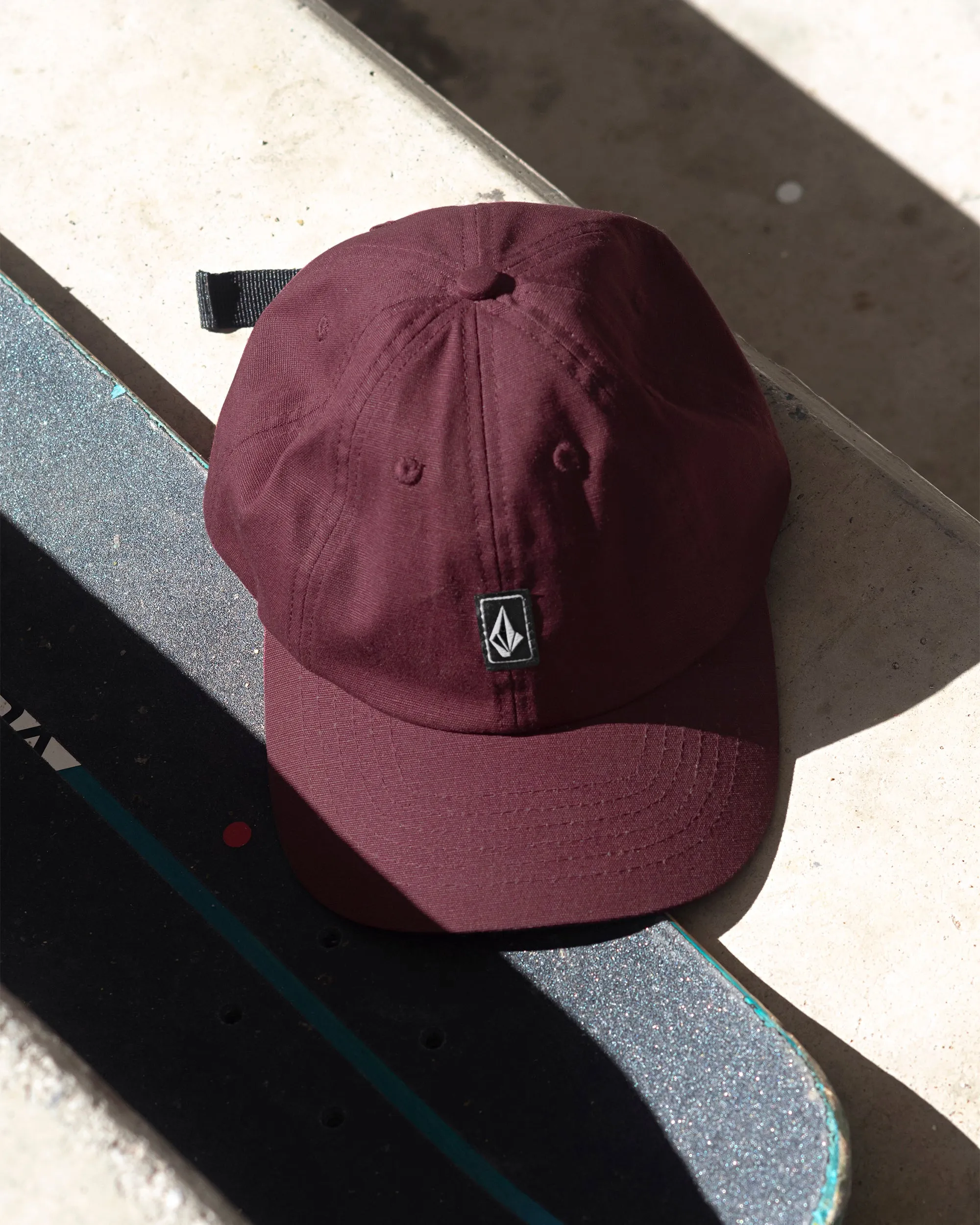 Ramp Stone Adjustable Hat - Merlot sold by Volcom
