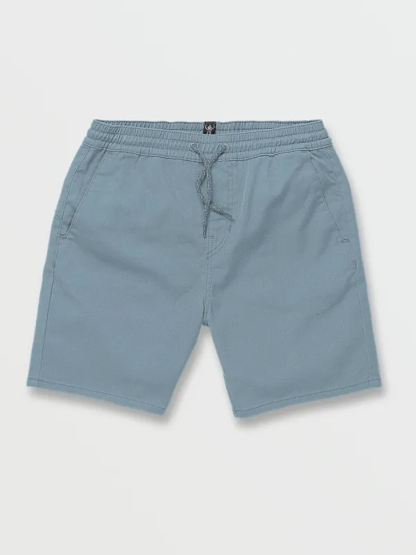 Big Boys Frickin Elastic Waist Shorts - Slate Blue sold by Volcom
