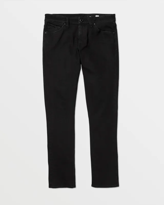 2x4 Skinny Fit Jeans - Black Out made by Volcom