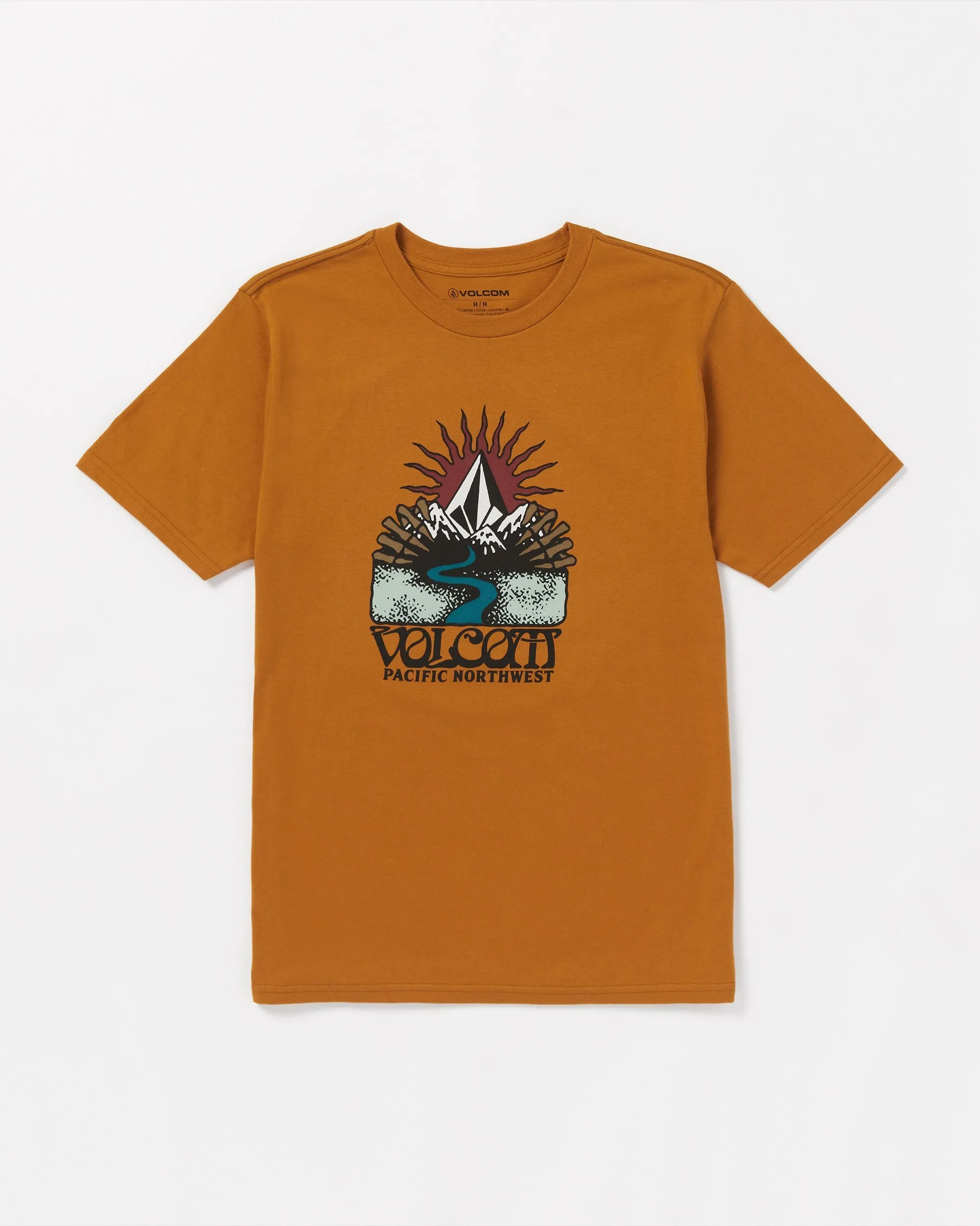 Pnw Short Sleeve Tee - Chestnut Brown sold by Volcom