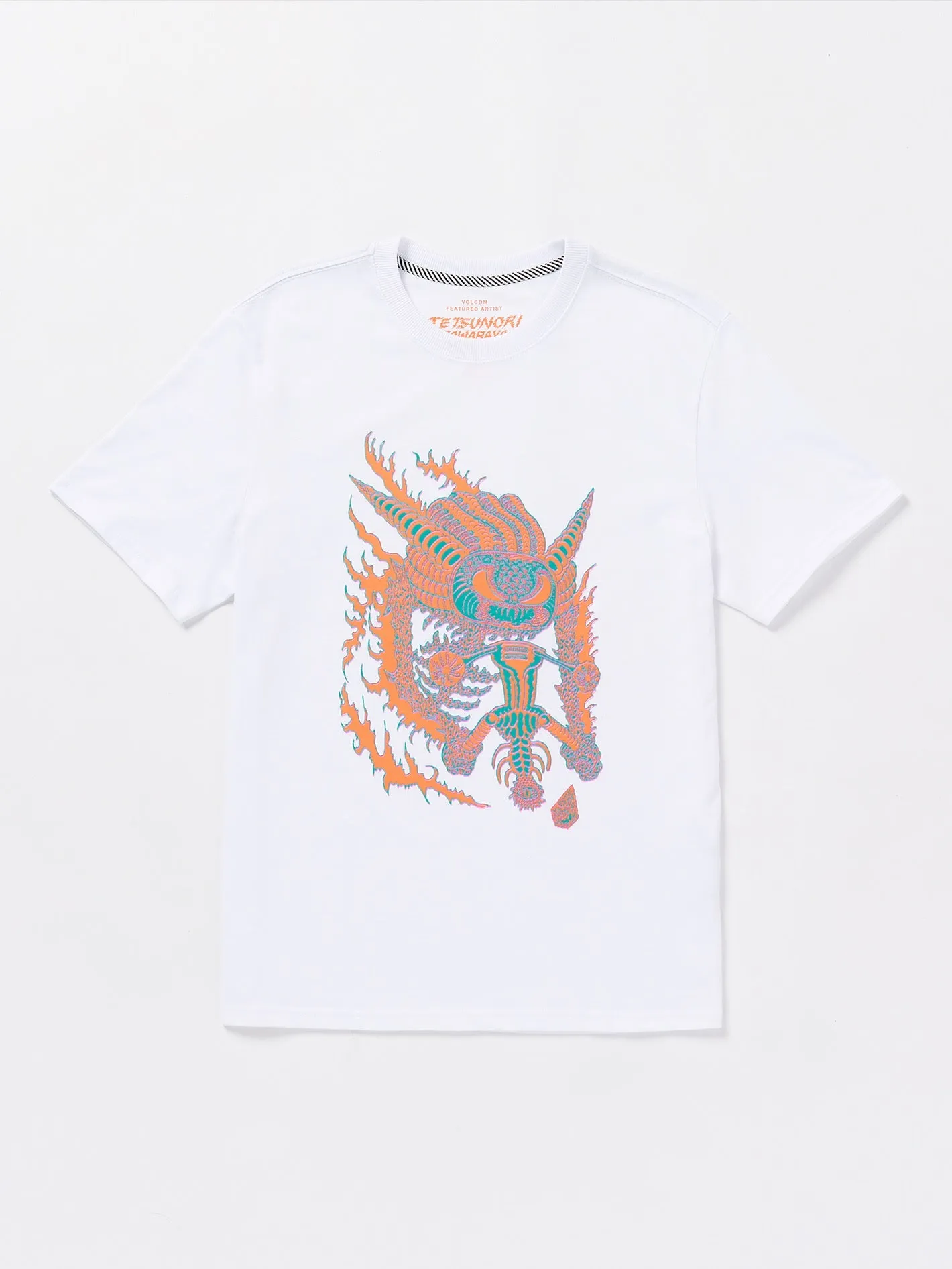 Featured Artist Tetsunori Short Sleeve Tee - White sold by Volcom product image thumbnail 5