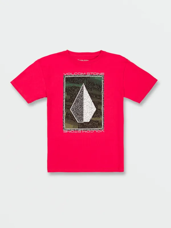 Little Boys Concourse Short Sleeve Tee - Ribbon Red sold by Volcom