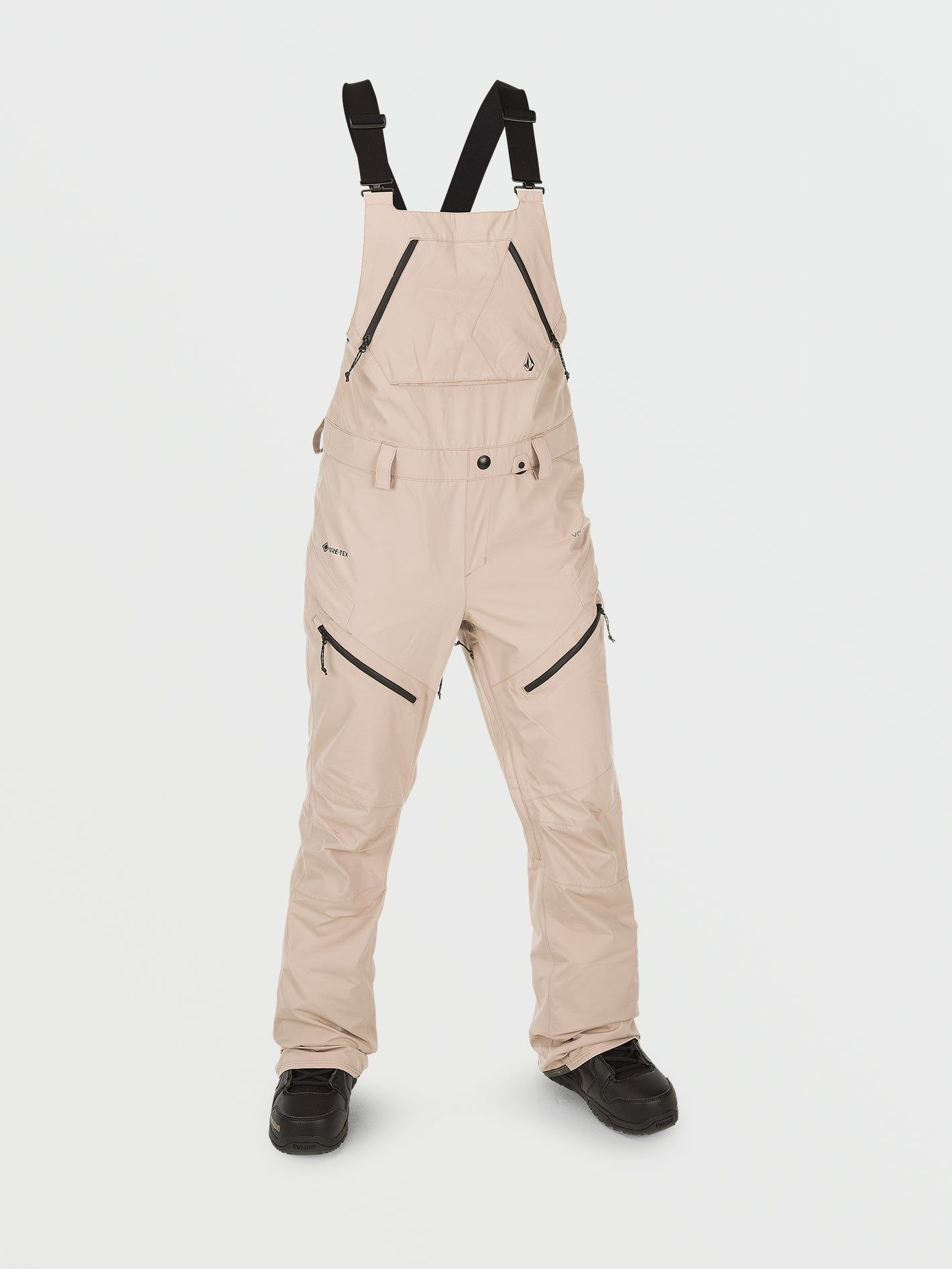 Womens Elm Stretch Gore Bib Overall - Sand (2022) sold by Volcom
