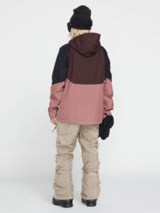 Womens Elm Stretch Gore Bib Overall - Sand (2022) sold by Volcom