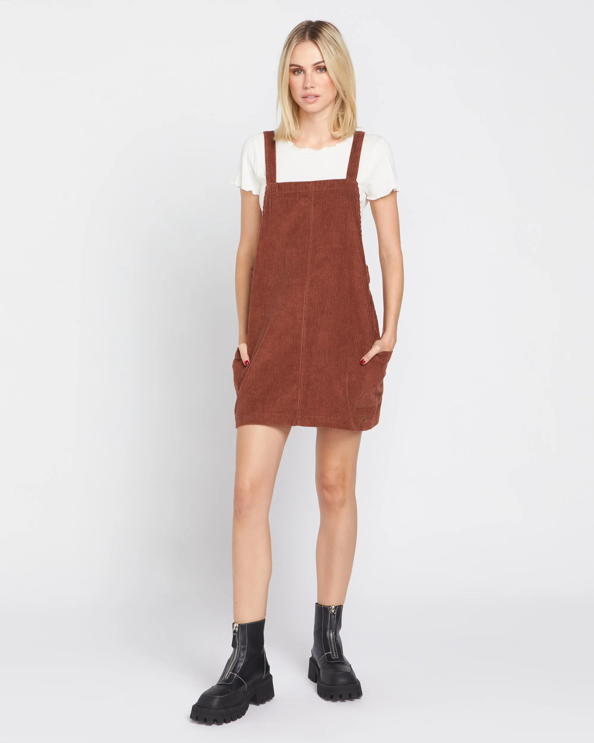 Power Chord Dress - Chestnut Brown sold by Volcom product image thumbnail 4