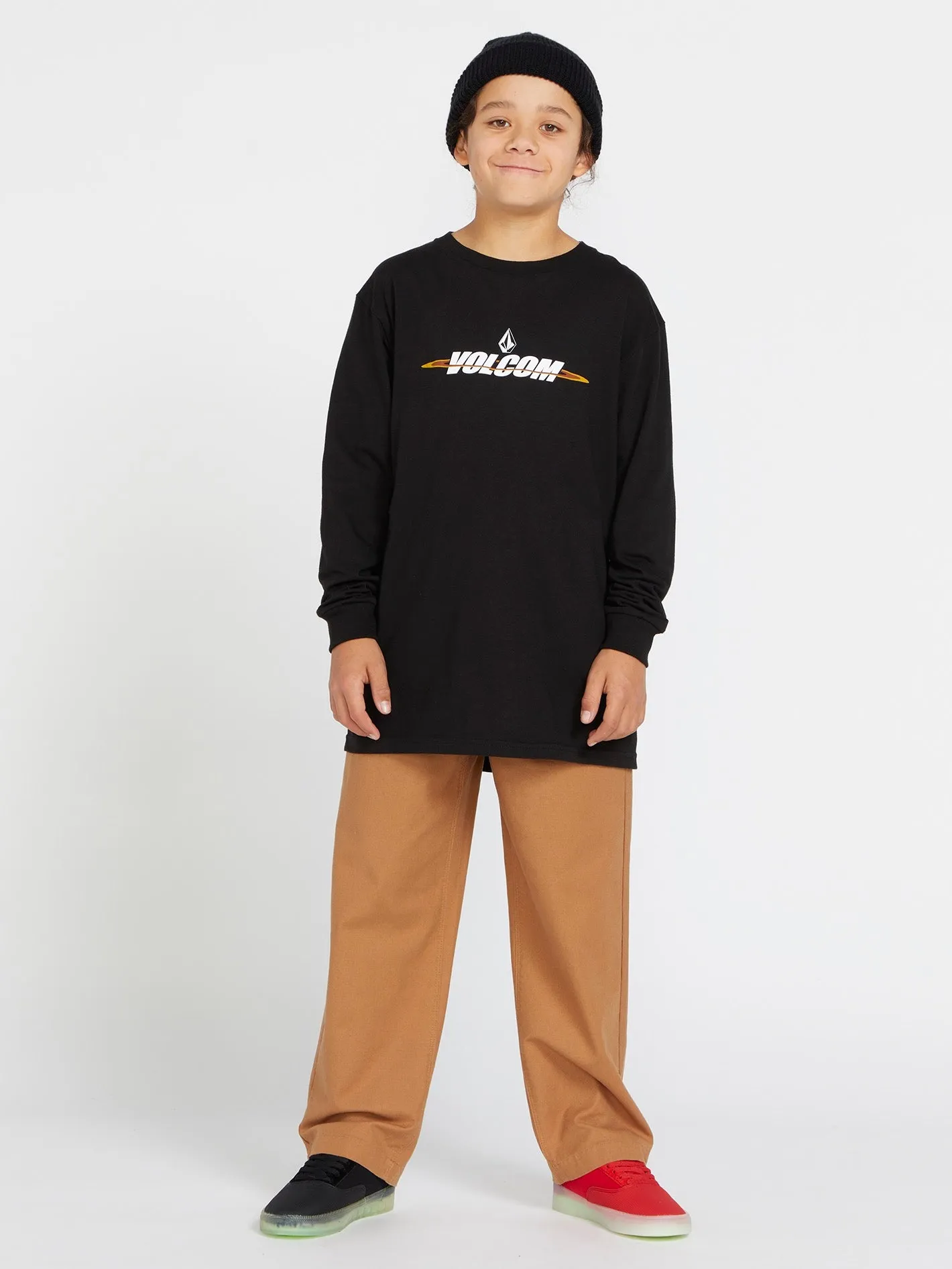 Big Boys Cheezmoso Long Sleeve Tee - Black sold by Volcom product image thumbnail 3