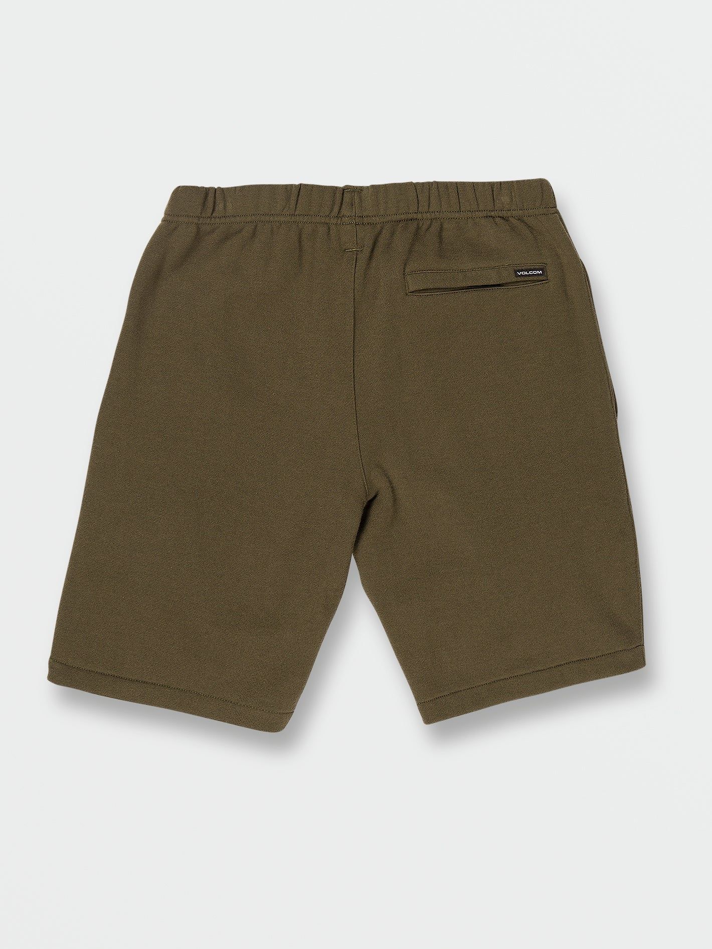 Big Boys Iconic Stone Fleece Shorts - Military sold by Volcom product image thumbnail 2