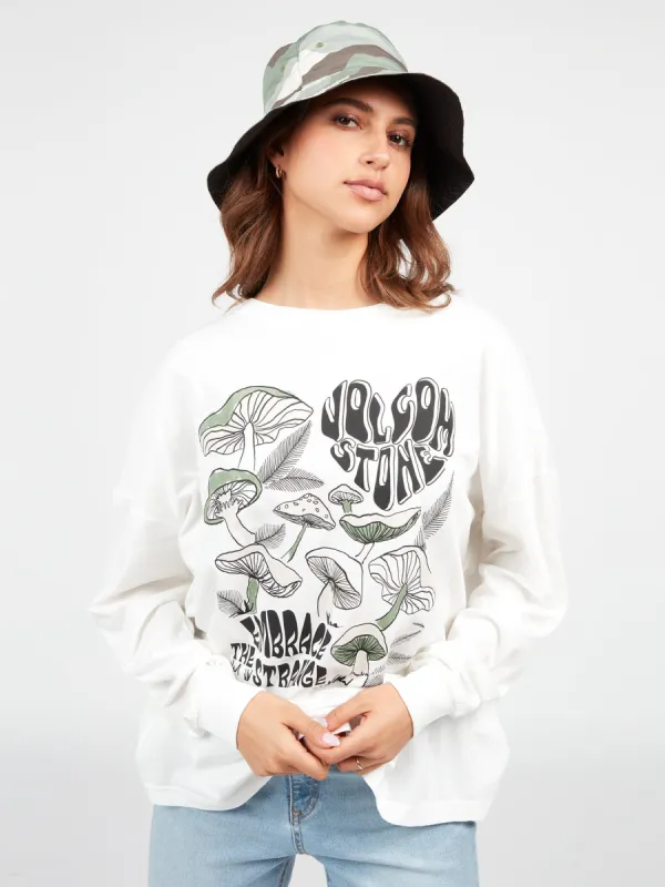 Werking Doubles Long Sleeve Tee - Star White sold by Volcom
