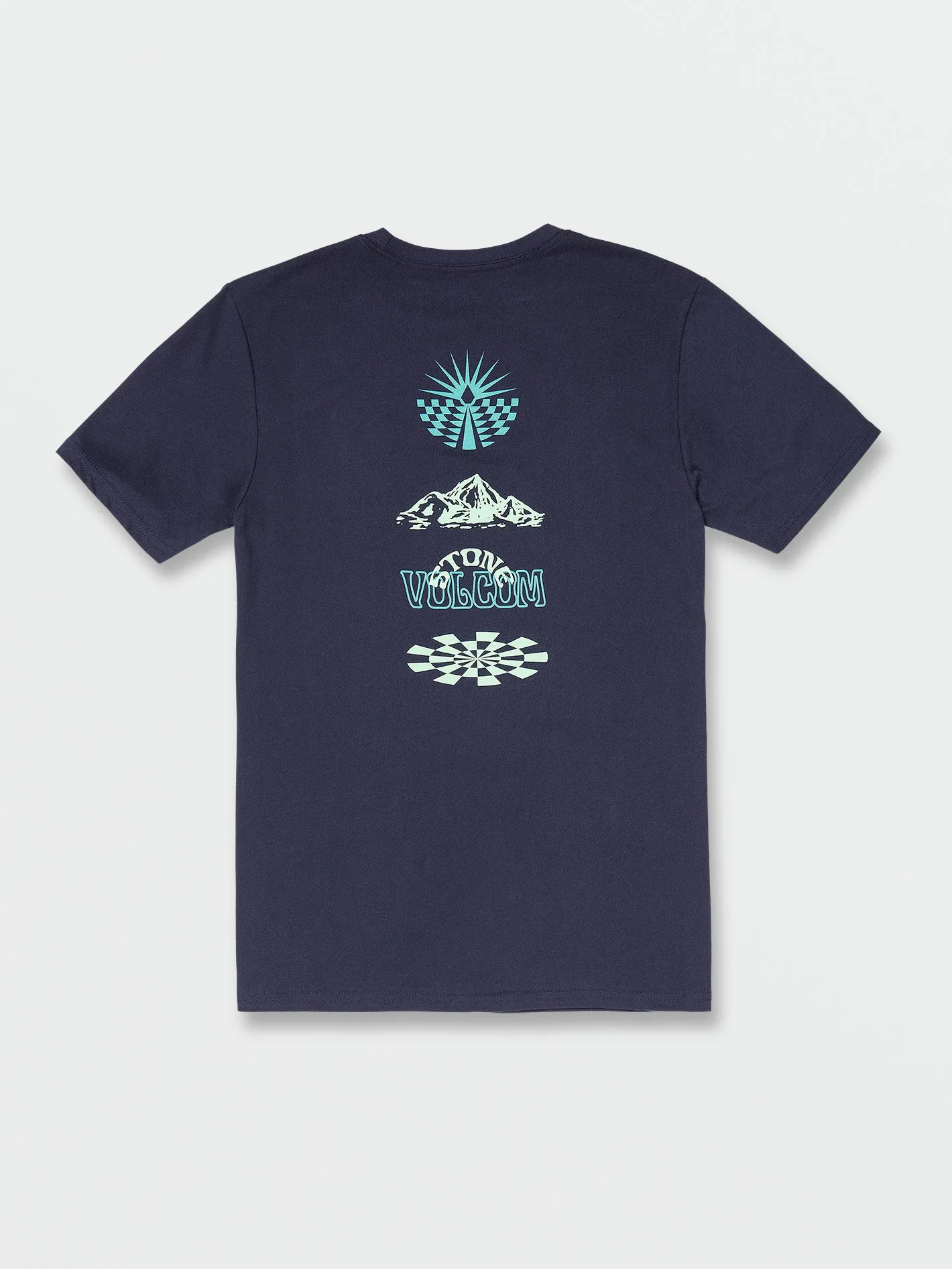 Chimney Short Sleeve Tee - Navy sold by Volcom product image thumbnail 3