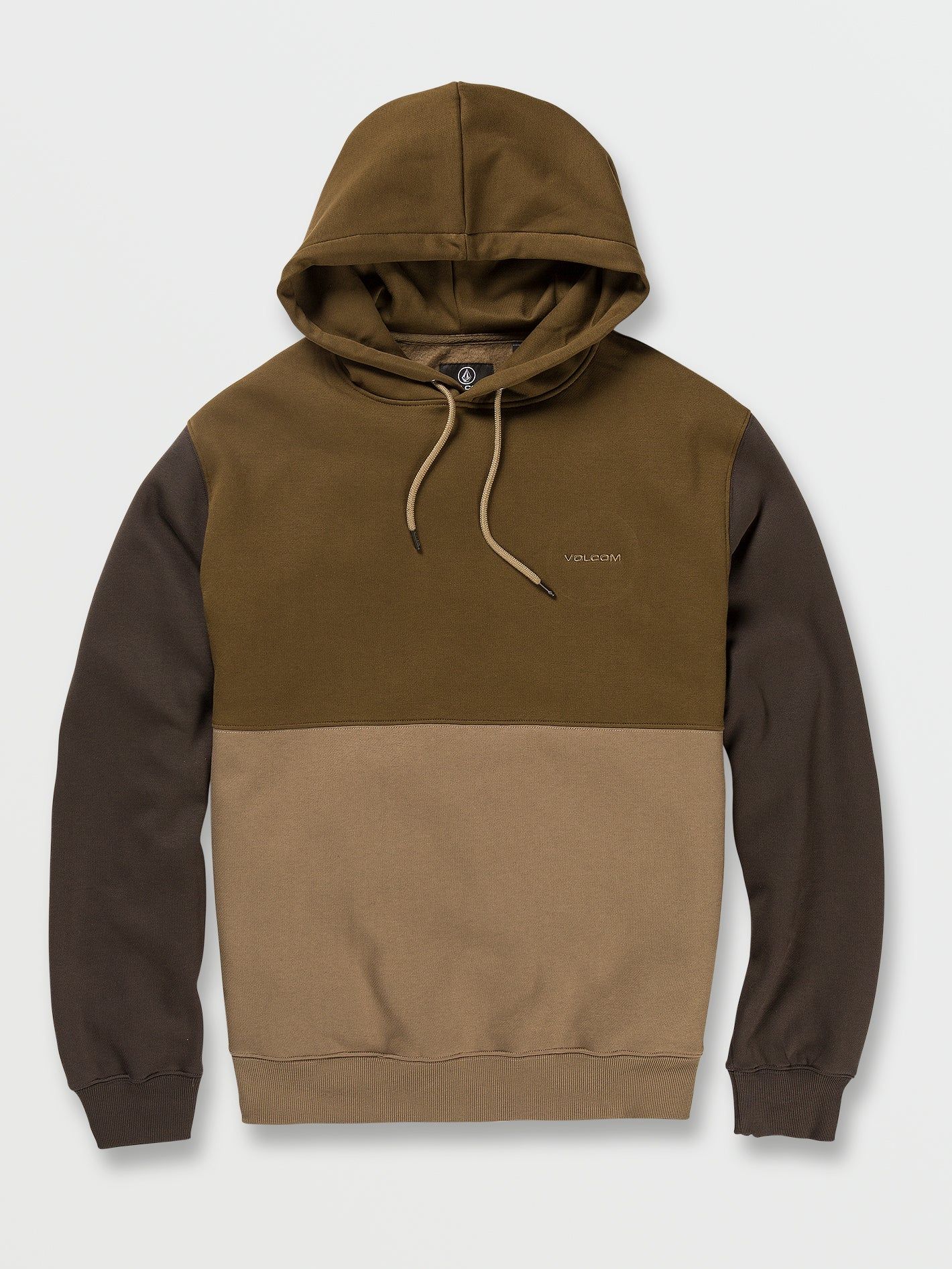 Divided Pullover Hoodie - Service Green sold by Volcom
