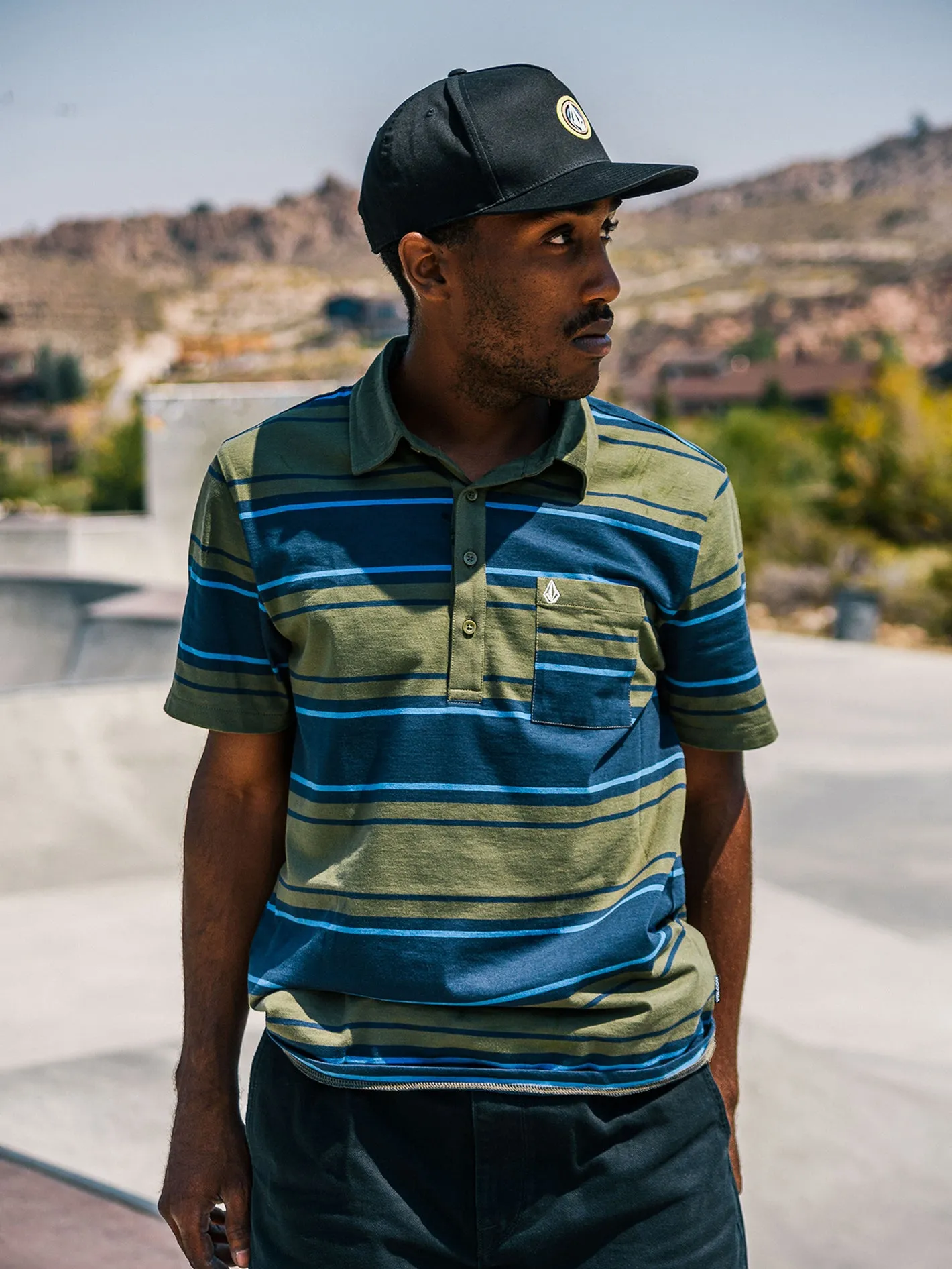Hiller 110 Snapback Hat - Black sold by Volcom product image thumbnail 2