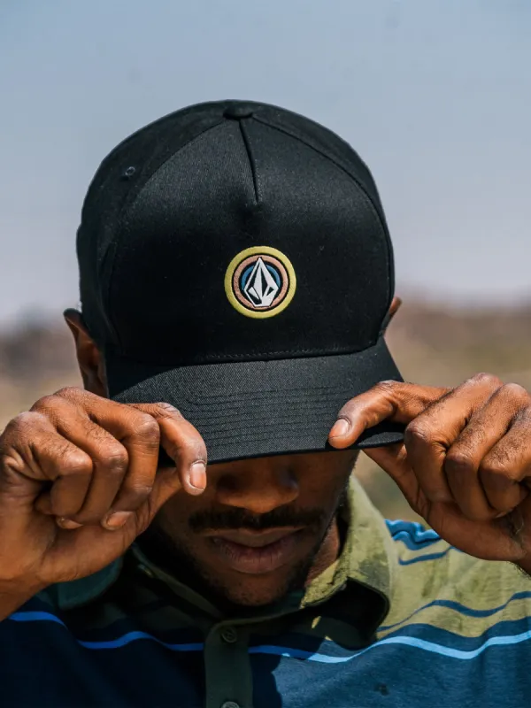 Hiller 110 Snapback Hat - Black made by Volcom