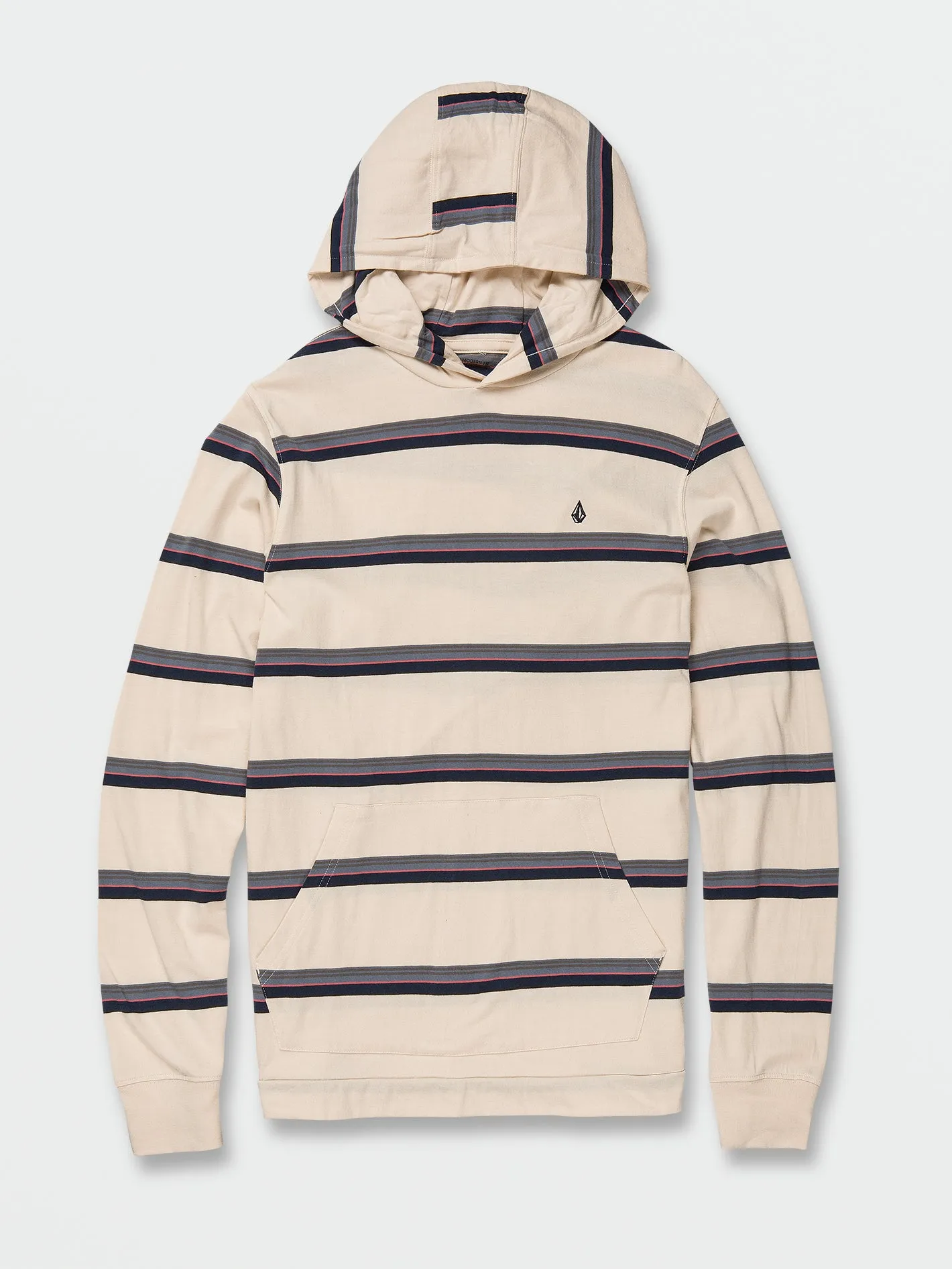 Outstoned Hooded Long Sleeve Shirt - Whitecap Grey sold by Volcom