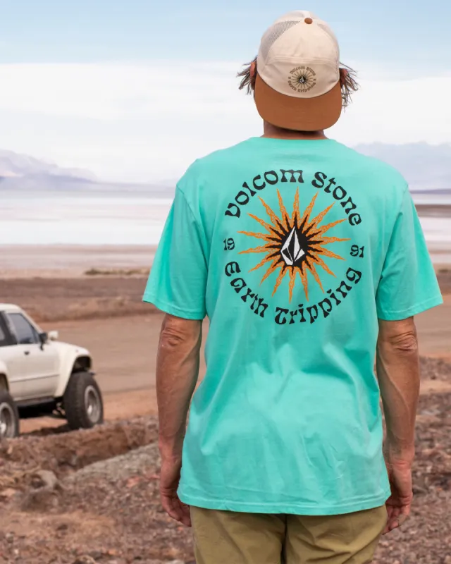 Scorcho Fty Short Sleeve Tee - Dusty Aqua sold by Volcom