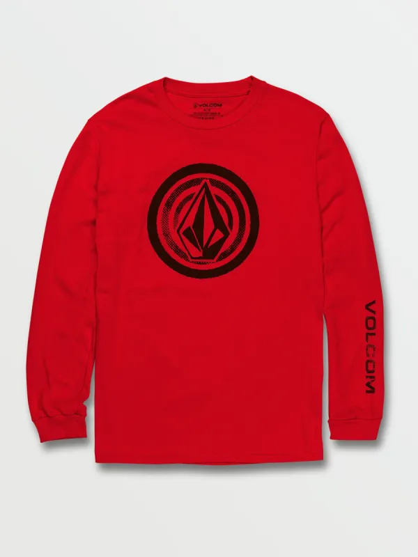 Stonezeye Long Sleeve Tee - Ribbon Red sold by Volcom