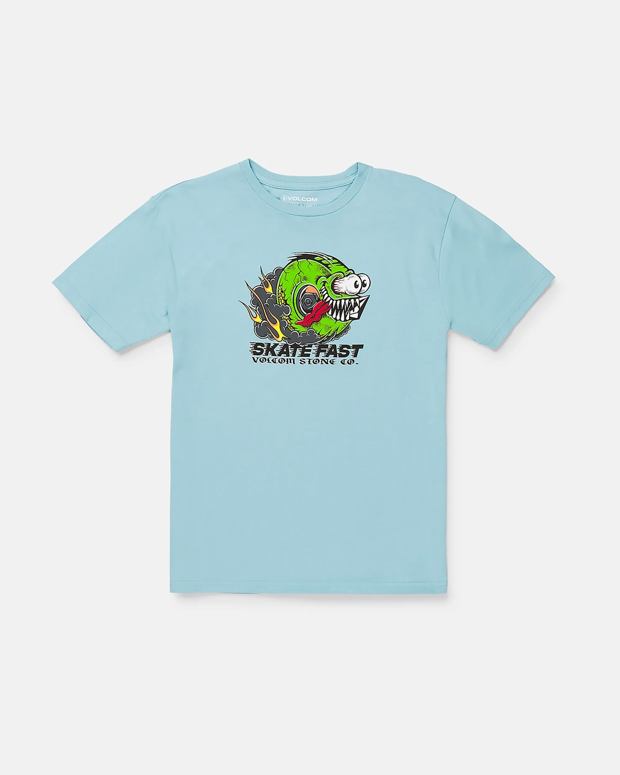 Little Boys Skate Fast Short Sleeve Tee - Sea Blue sold by Volcom