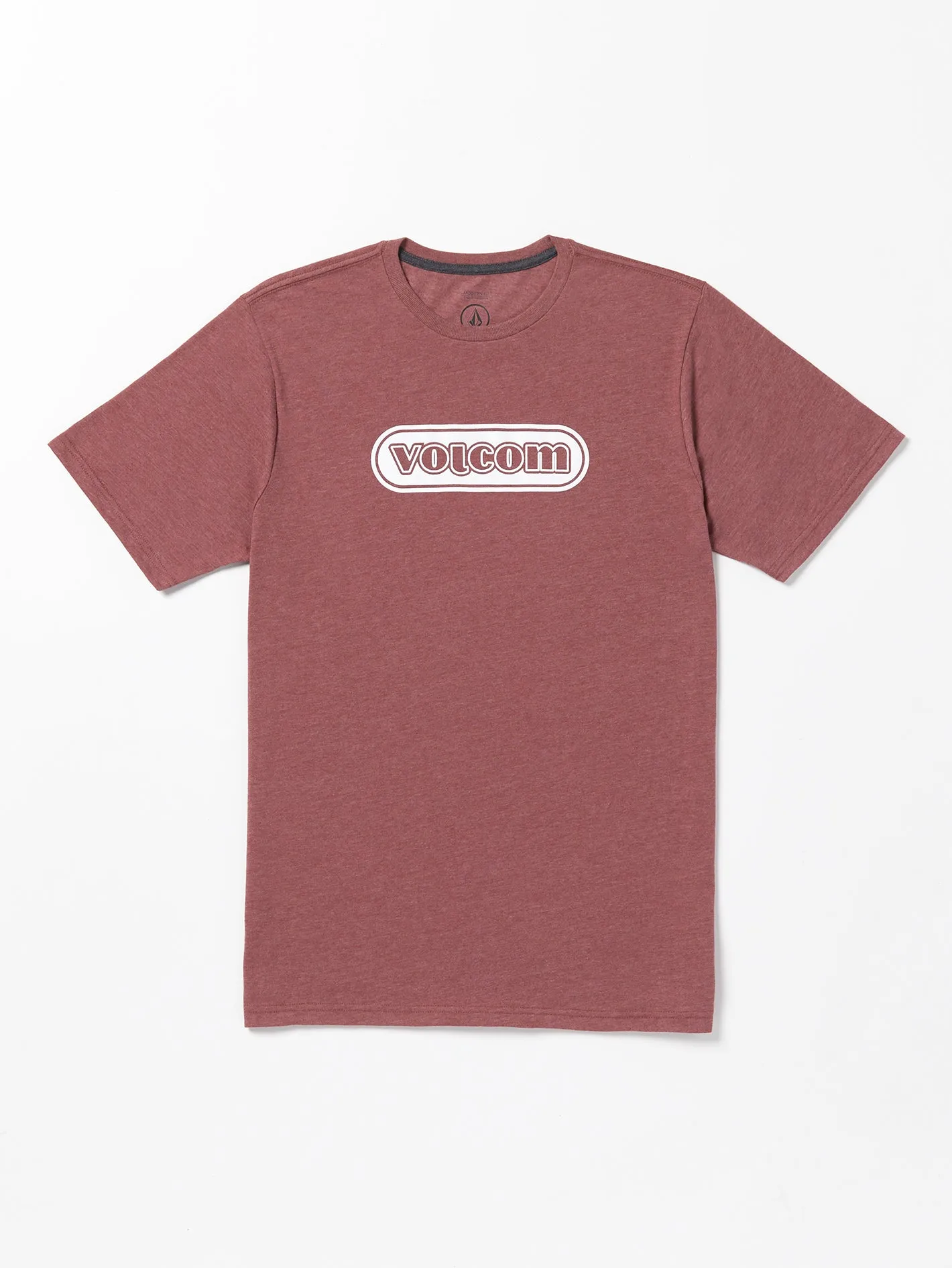 Ninetyfive Short Sleeve Tee - Oxblood Heather sold by Volcom