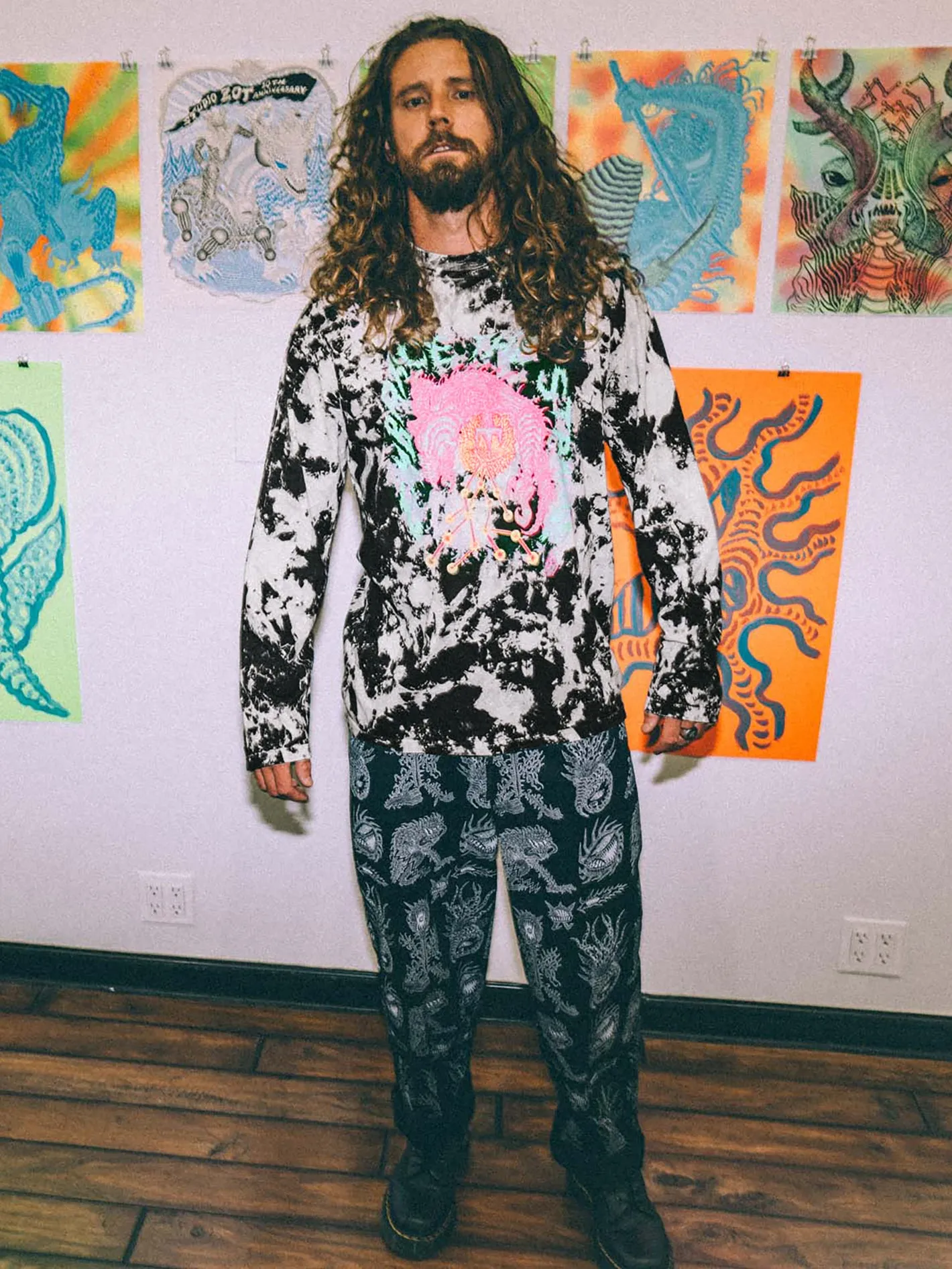 Featured Artist Tetsunori Basic Long Sleeve Tee - Multi sold by Volcom product image thumbnail 2