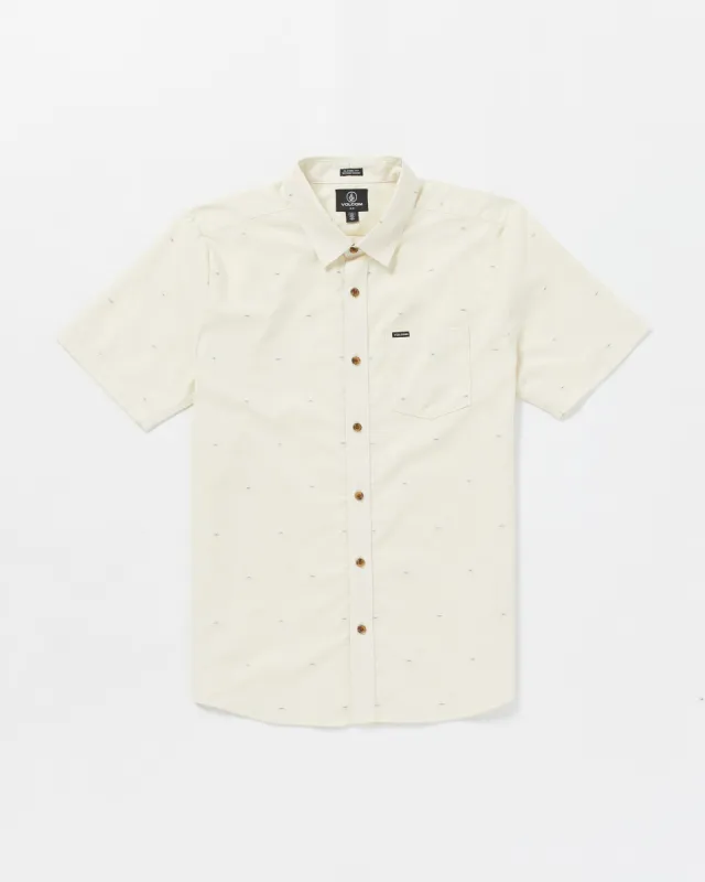 Bankstone Woven Short Sleeve Shirt - Off White sold by Volcom