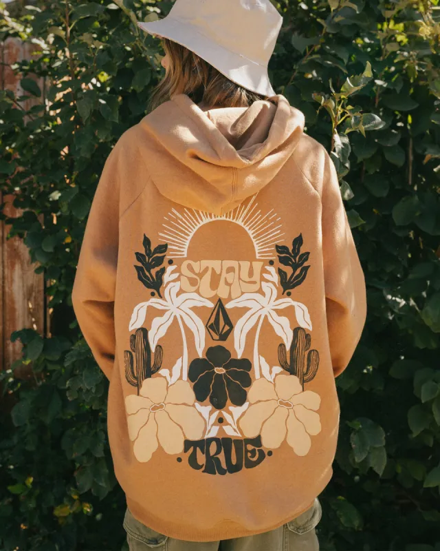 Parrott Paints Pullover Hoodie - Vintage Brown made by Volcom