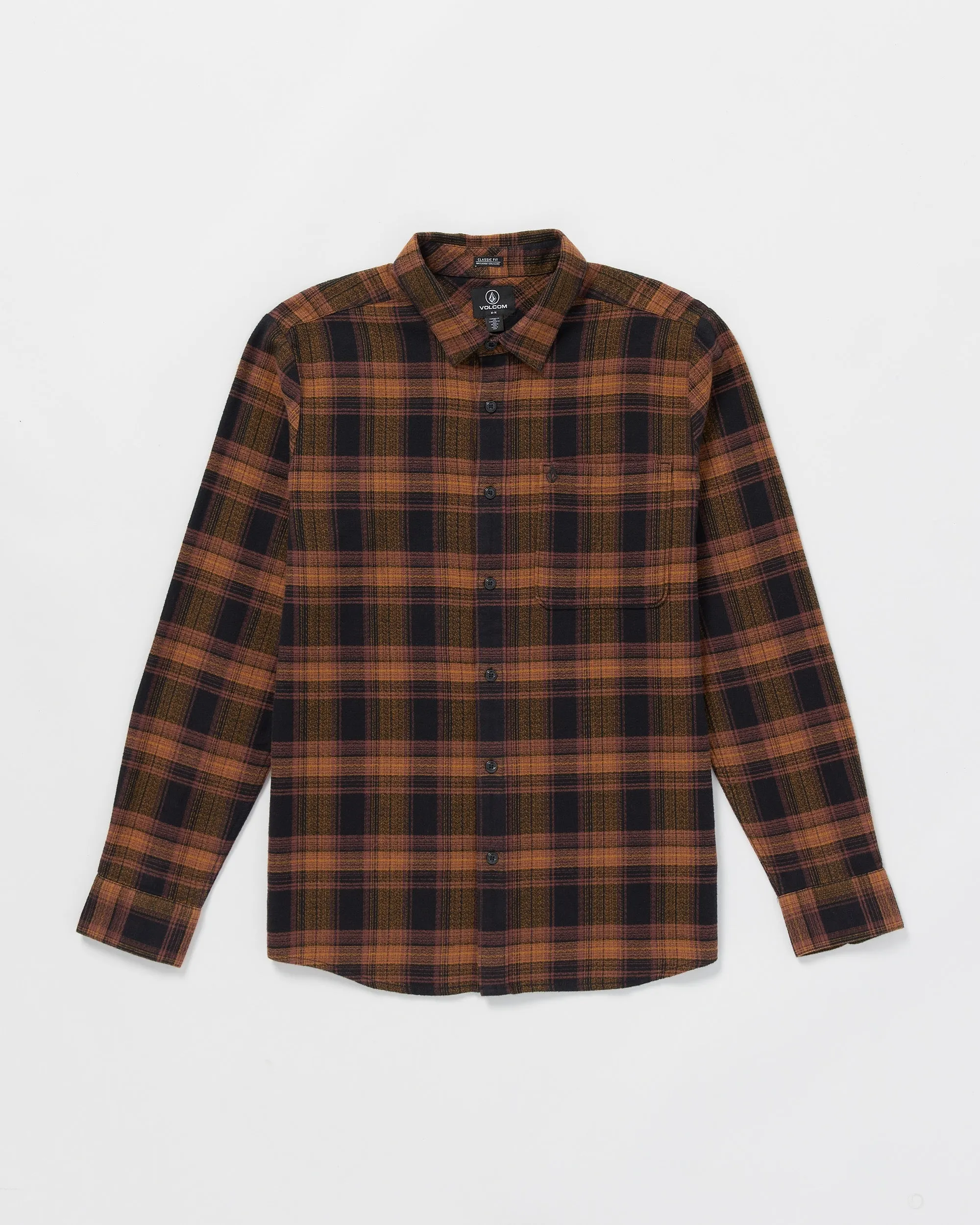 Baystone Flannel Long Sleeve Shirt - Black sold by Volcom product image thumbnail 4