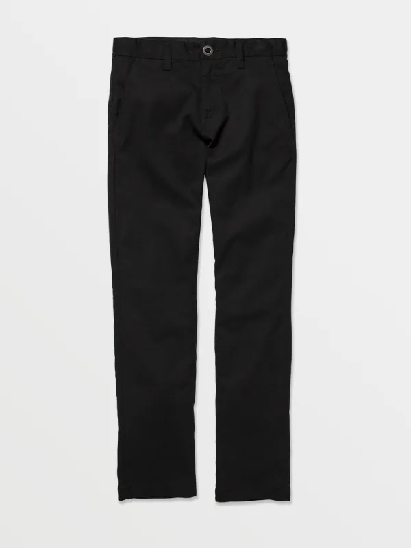 Big Boys Frickin Modern Stretch Chino Pants - Black sold by Volcom