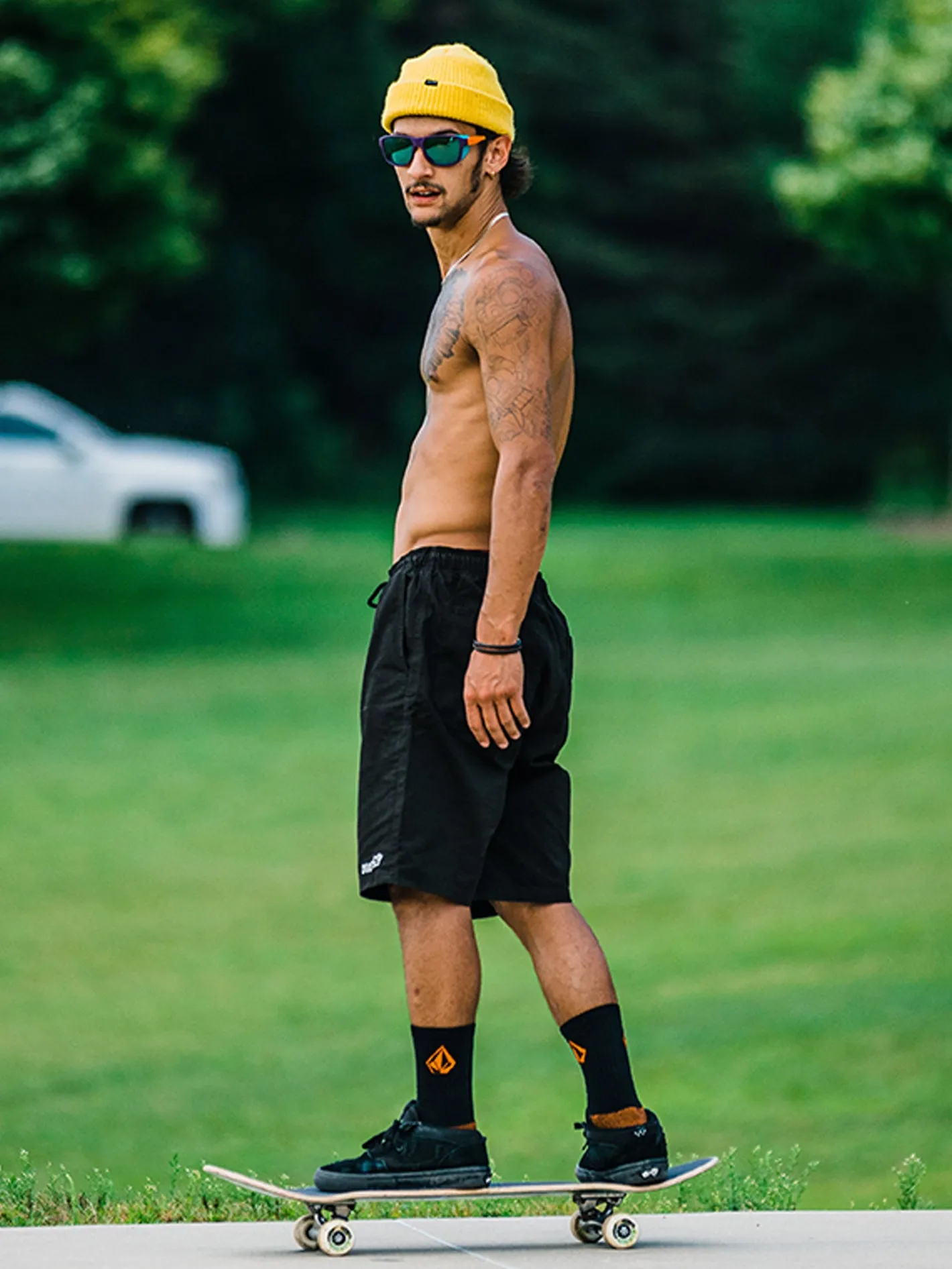 Outer Spaced Shorts - Washed Black sold by Volcom product image thumbnail 2