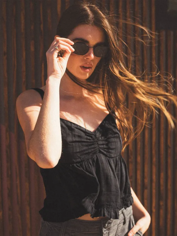 Day By The Bay Top - Black sold by Volcom