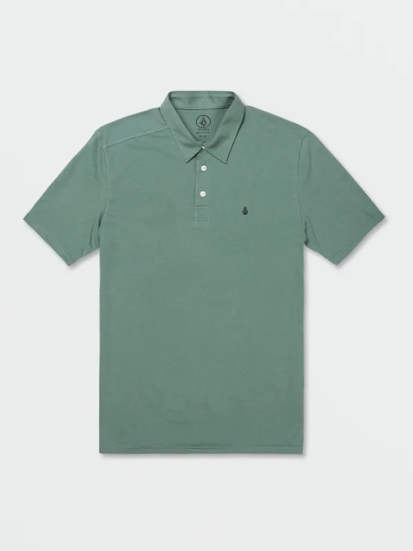 Banger Short Sleeve Polo Shirt - Dark Forest sold by Volcom