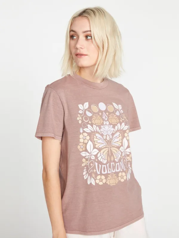 Lock It Up Short Sleeve Tee - Raisin sold by Volcom