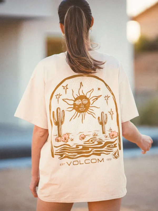 Farm to Yarn Stones Throw Tee - Dusty Rose sold by Volcom