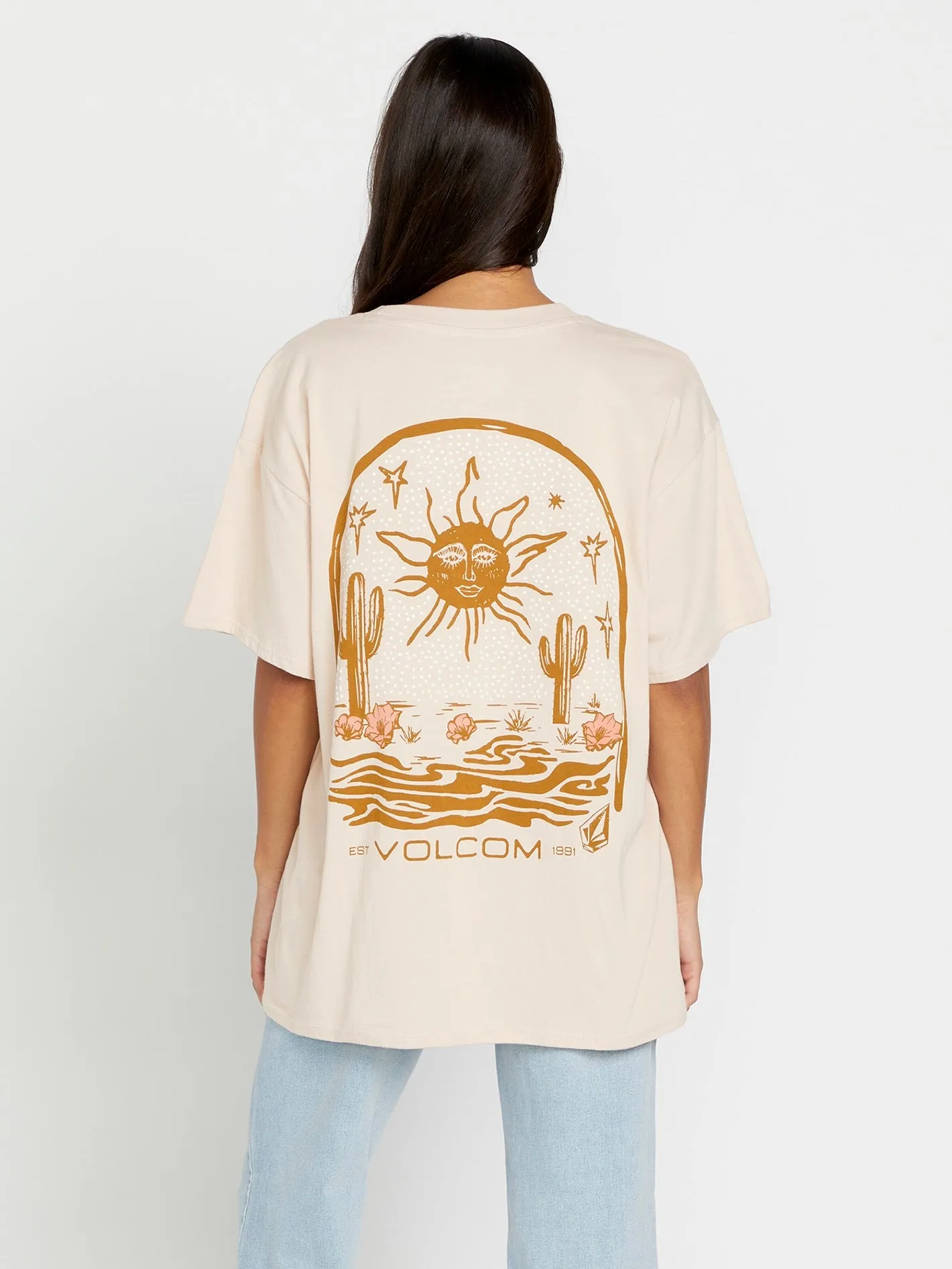 Farm to Yarn Stones Throw Tee - Dusty Rose sold by Volcom product image thumbnail 3