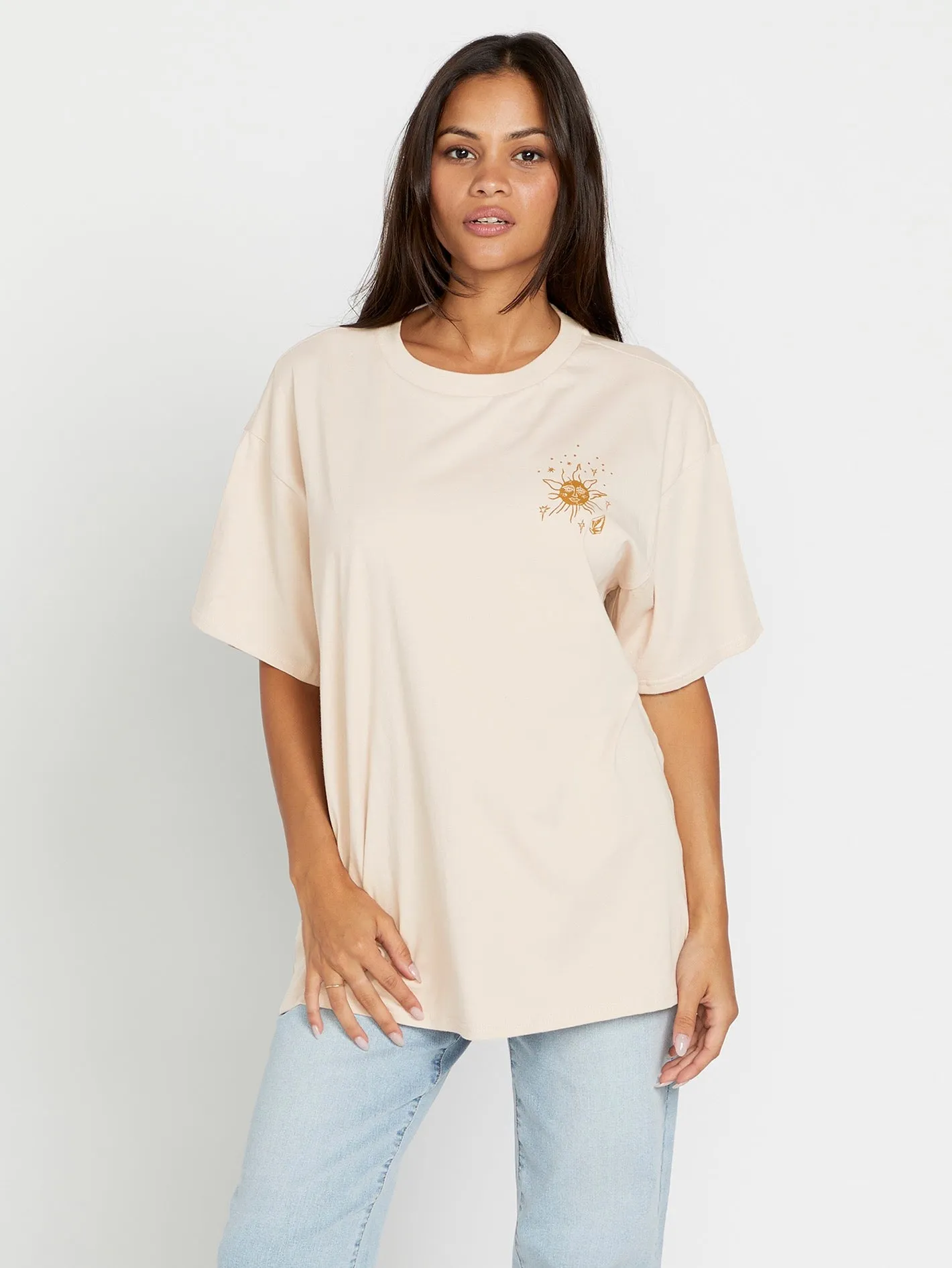 Farm to Yarn Stones Throw Tee - Dusty Rose sold by Volcom product image thumbnail 2