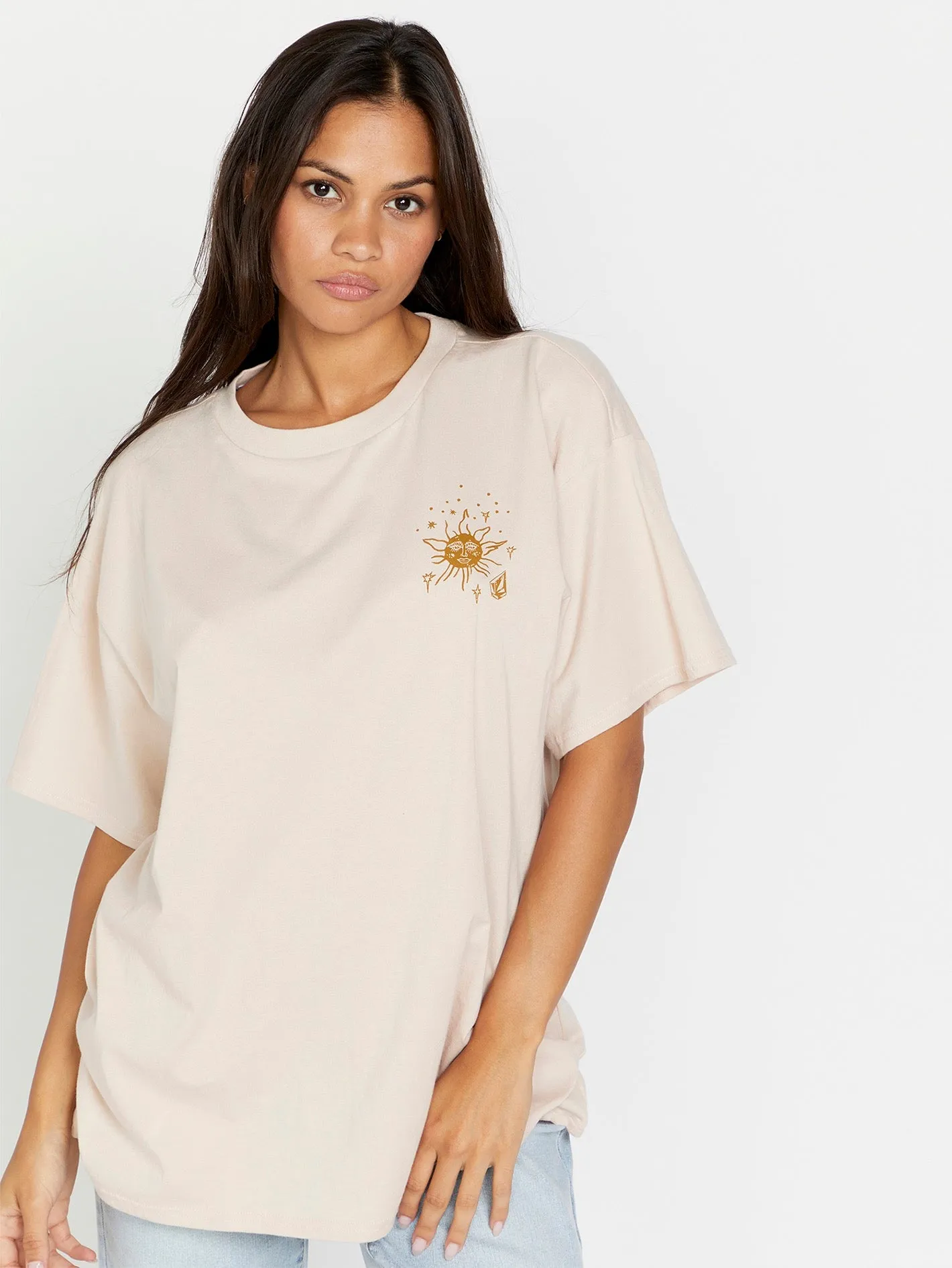 Farm to Yarn Stones Throw Tee - Dusty Rose sold by Volcom product image thumbnail 4