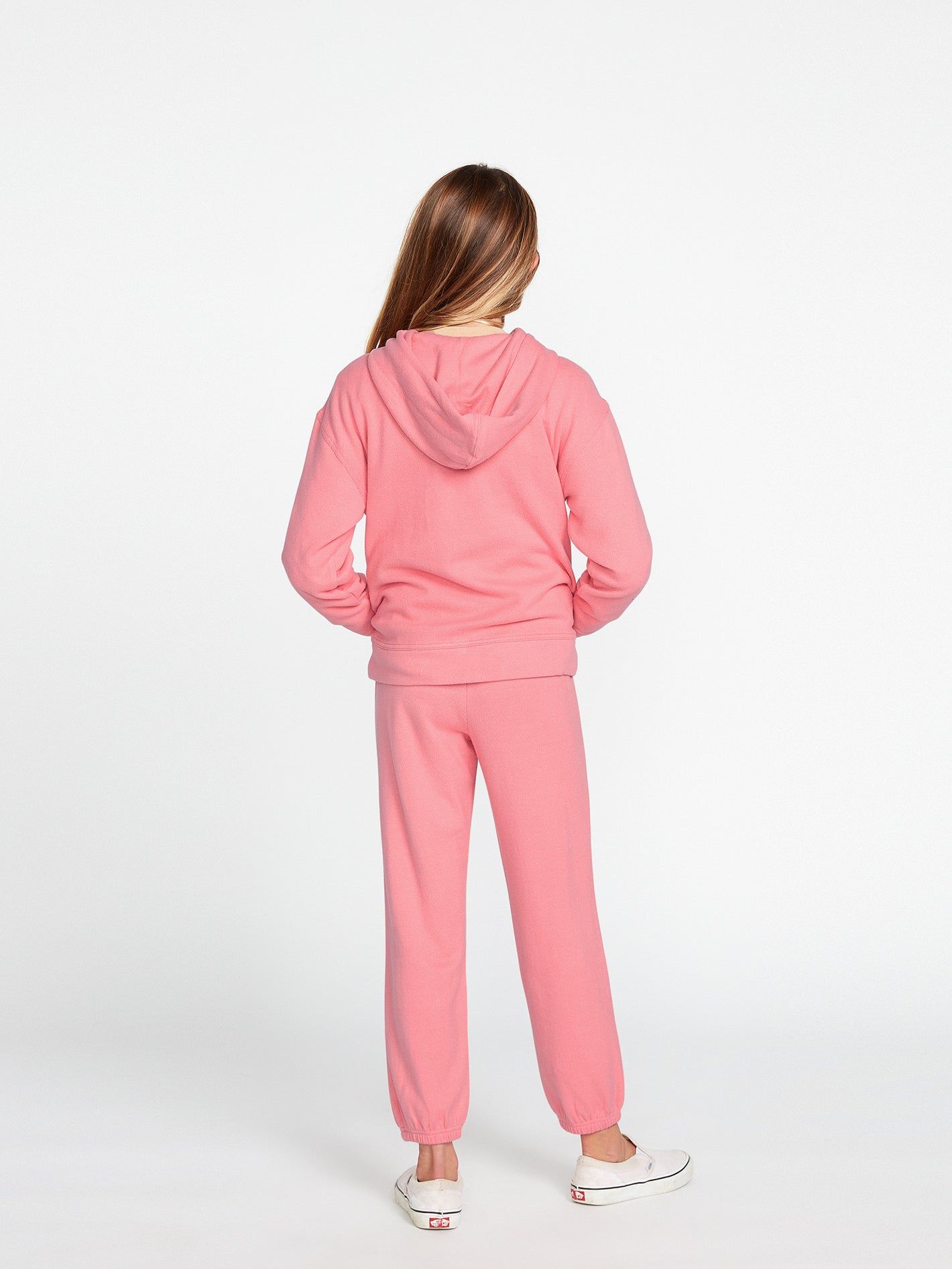 Girls Lived In Lounge Zip Fleece - Coral Haze sold by Volcom product image thumbnail 5