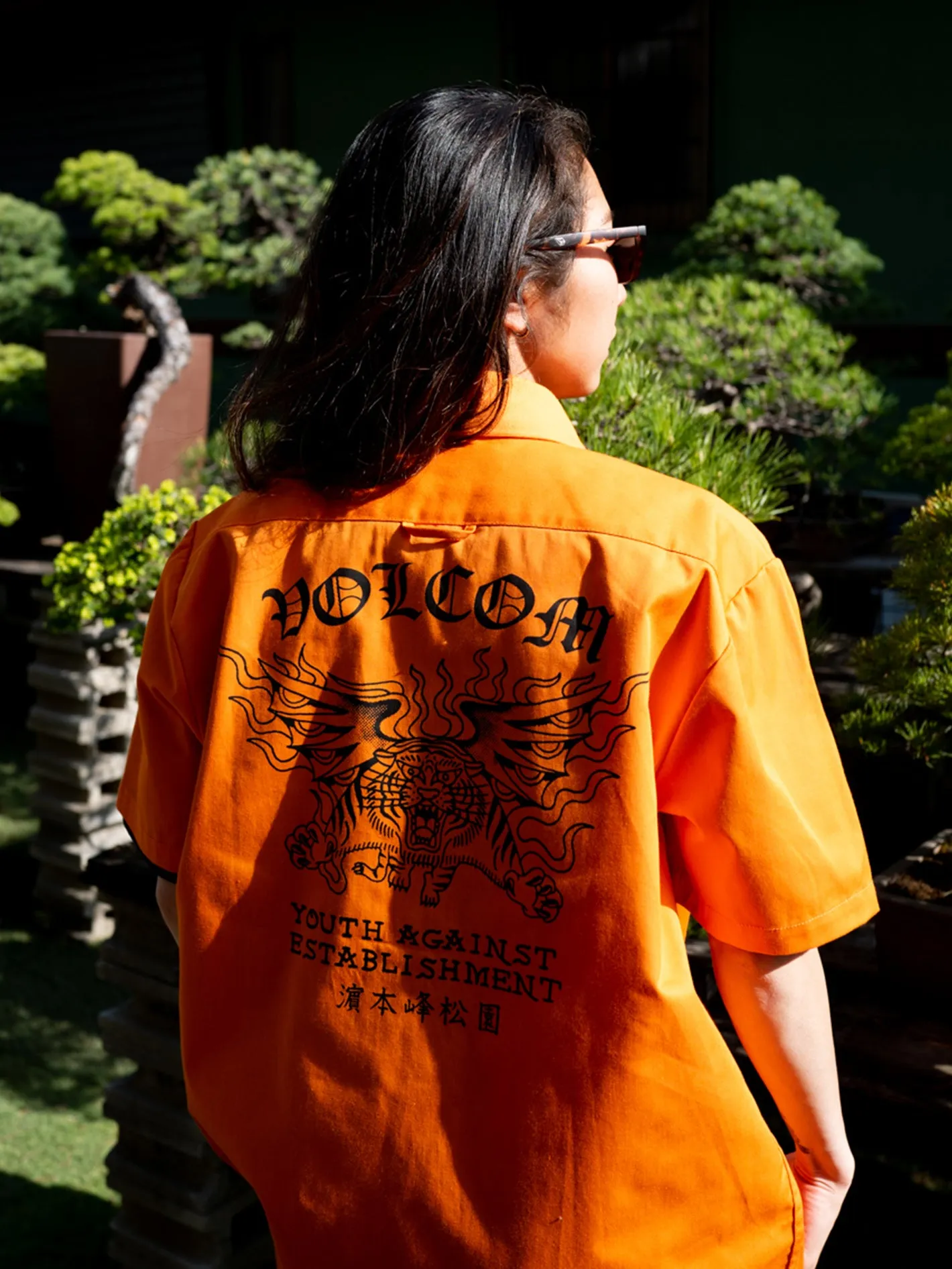 Tokyo True Featured Artist Yusuke Pocket Short Sleeve Shirt - Orange sold by Volcom product image thumbnail 2