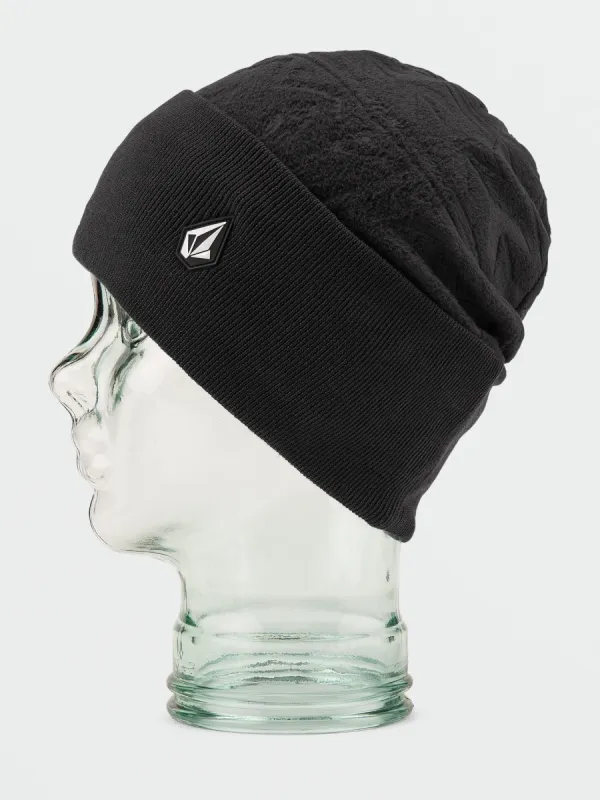 Polar Fleece Beanie - Black (2022) sold by Volcom