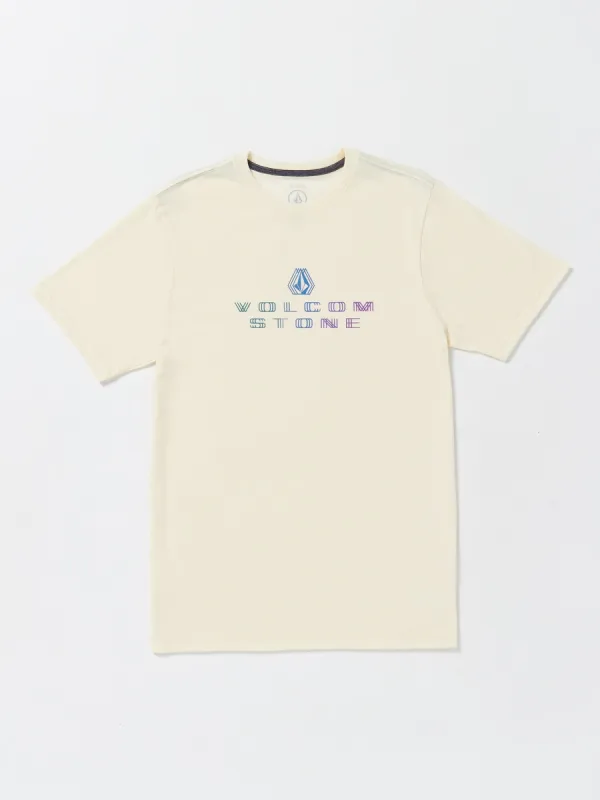 Peaker Short Sleeve Tee - Off White Heater sold by Volcom