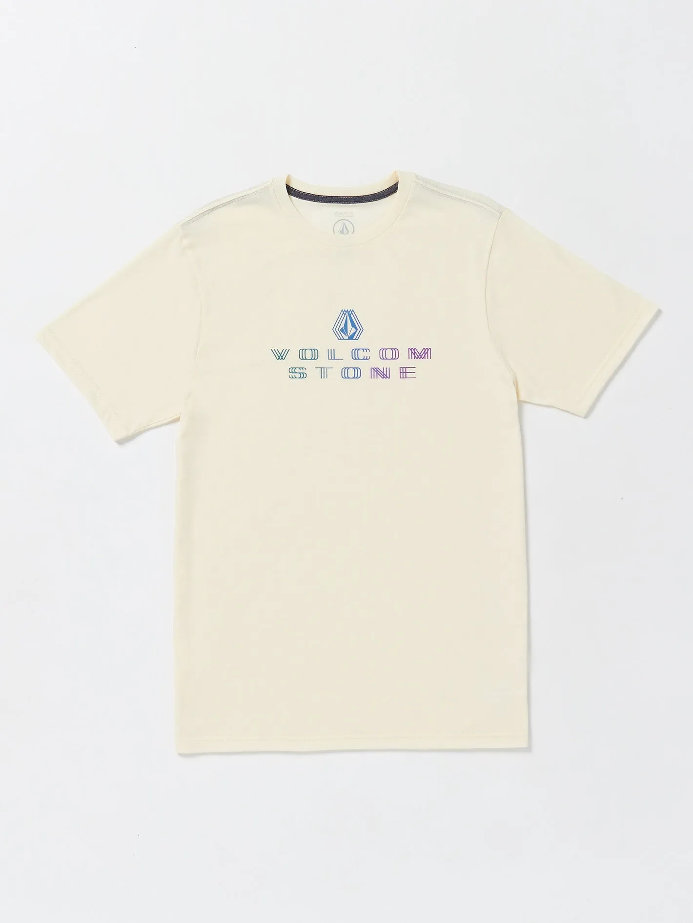 Peaker Short Sleeve Tee - Off White Heater sold by Volcom