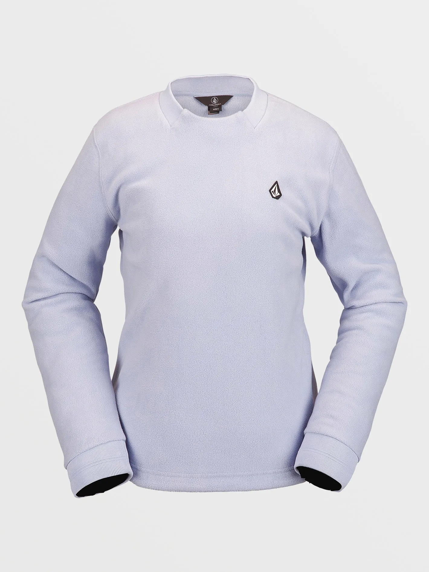 Womens Polar Fleece Crew Pullover - Lilac Ash sold by Volcom